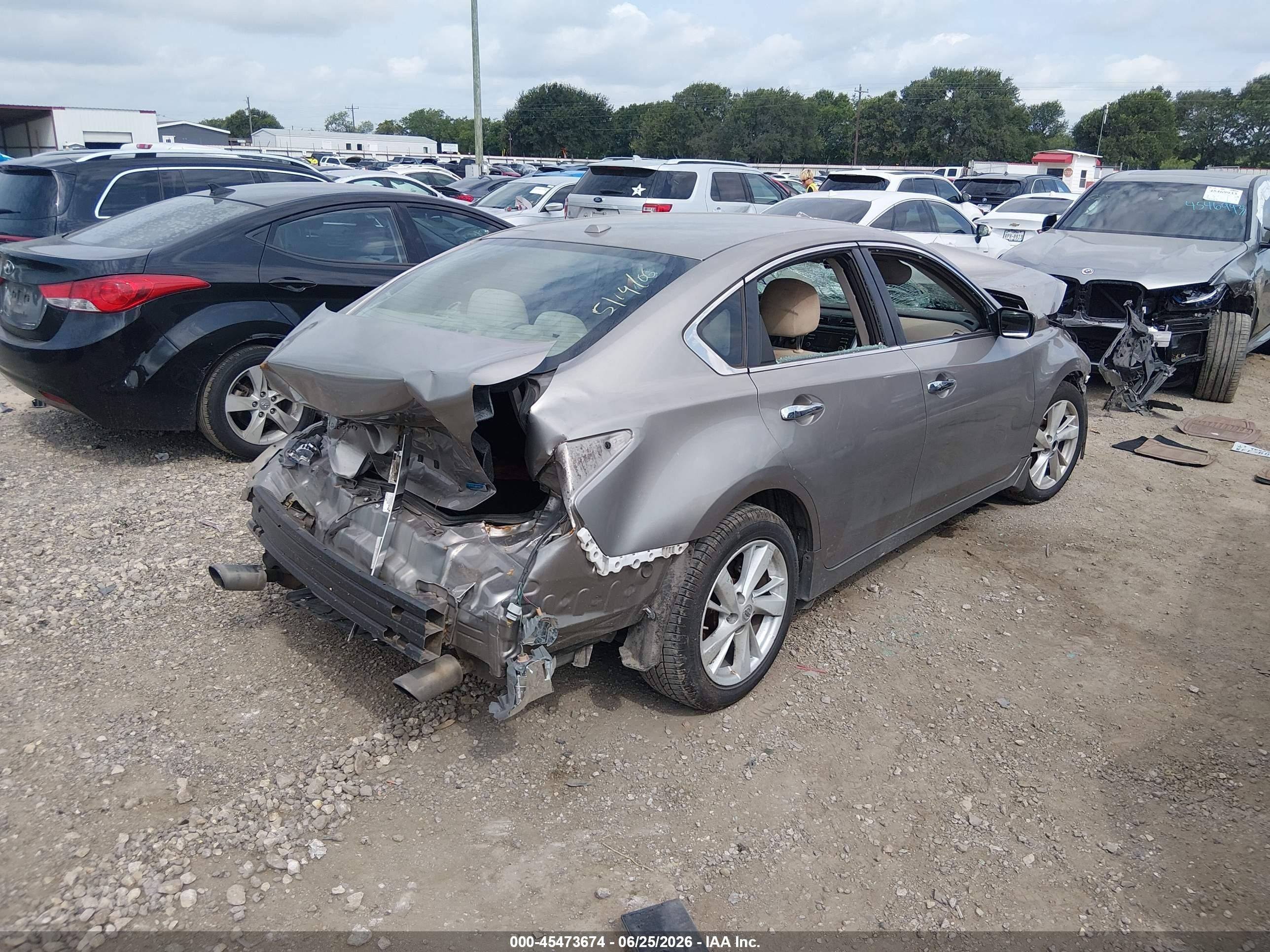 2014 Nissan Altima 2.5 Sv Gold vin: 1N4AL3AP0EC901759