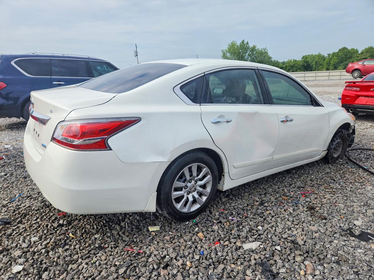 2014 Nissan Altima 2.5 S Белый vin: 1N4AL3AP0EN215435