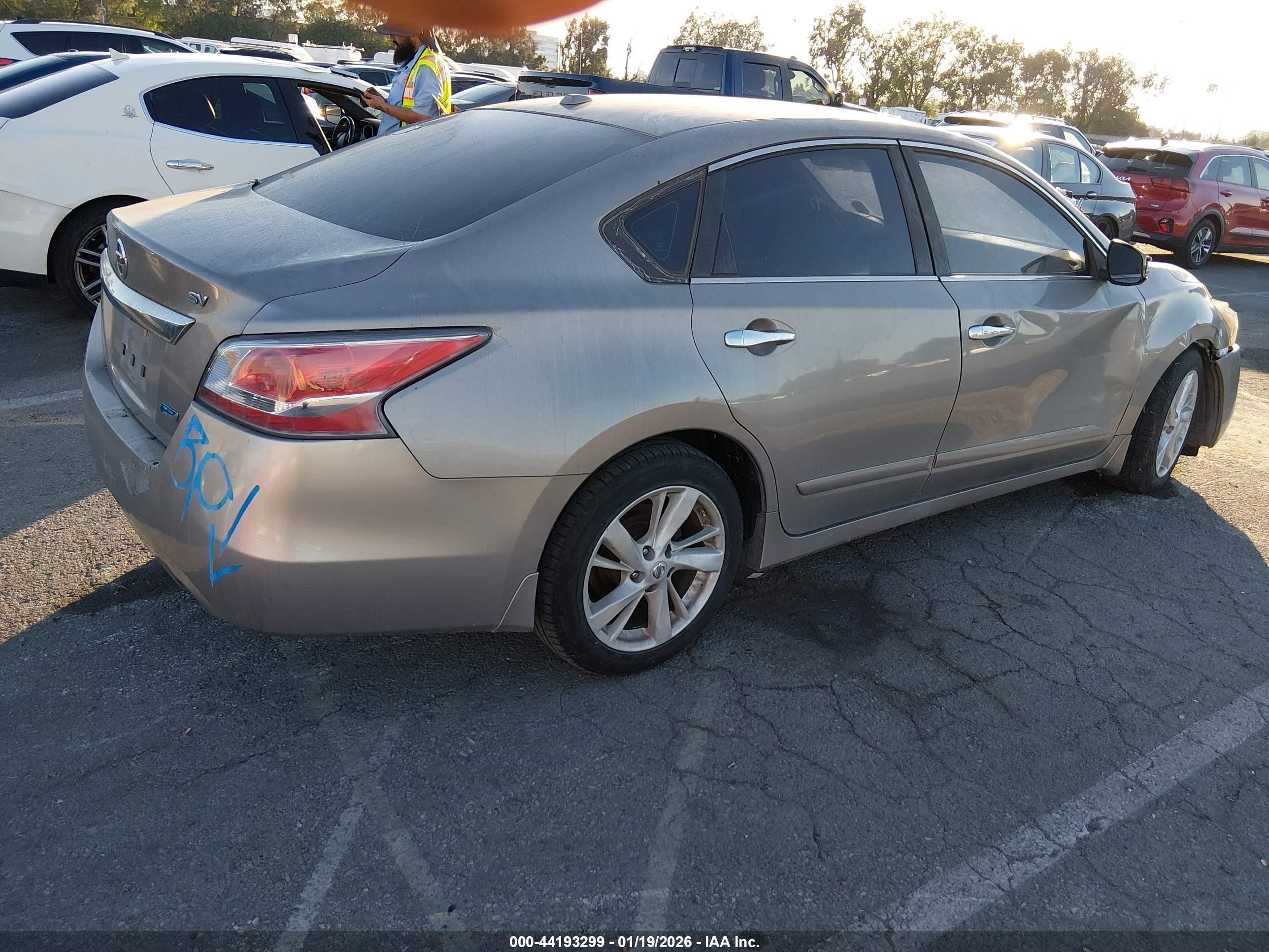 2014 Nissan Altima 2.5 Sv Beige vin: 1N4AL3AP0EN224913