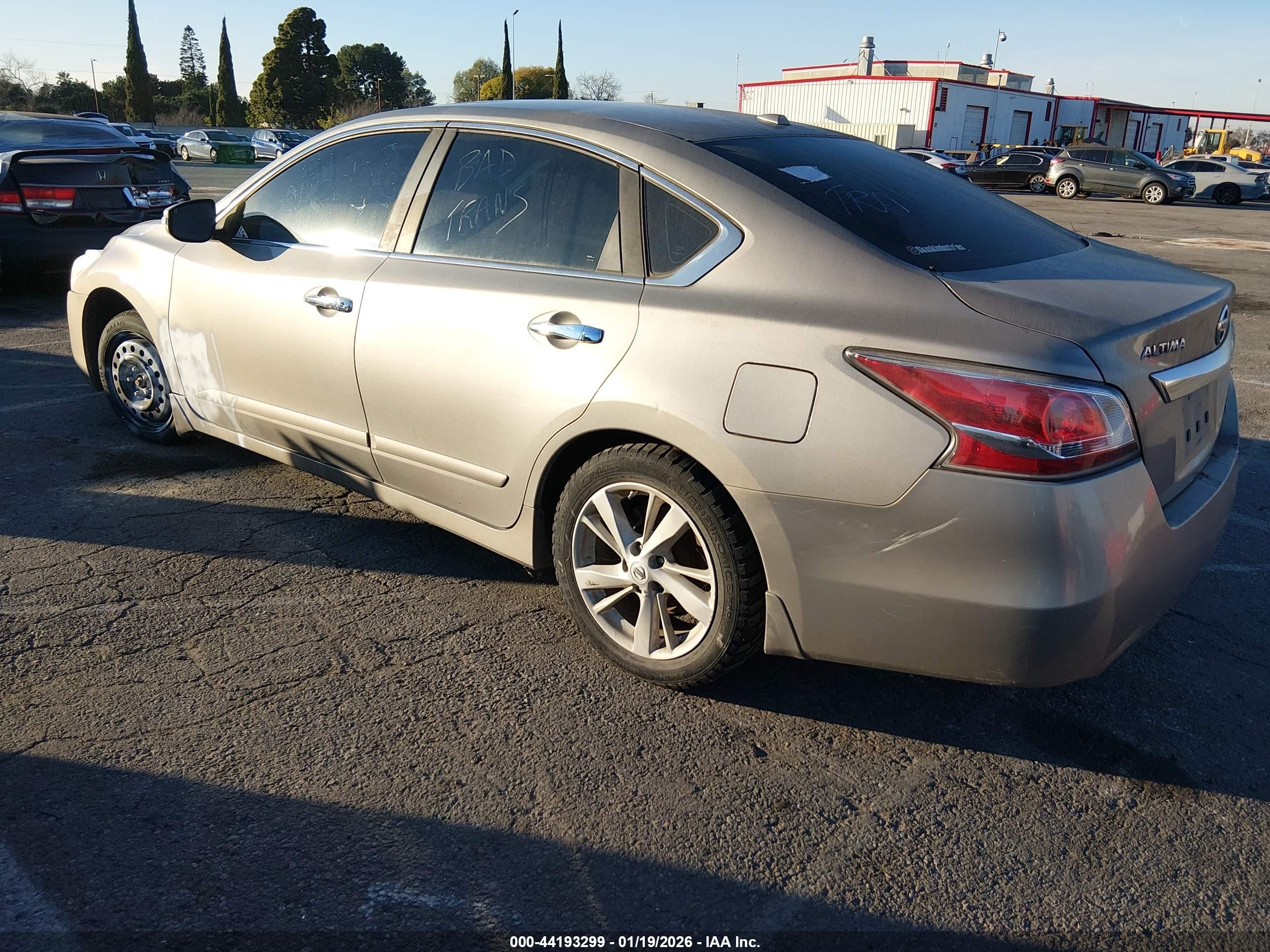 2014 Nissan Altima 2.5 Sv Beige vin: 1N4AL3AP0EN224913