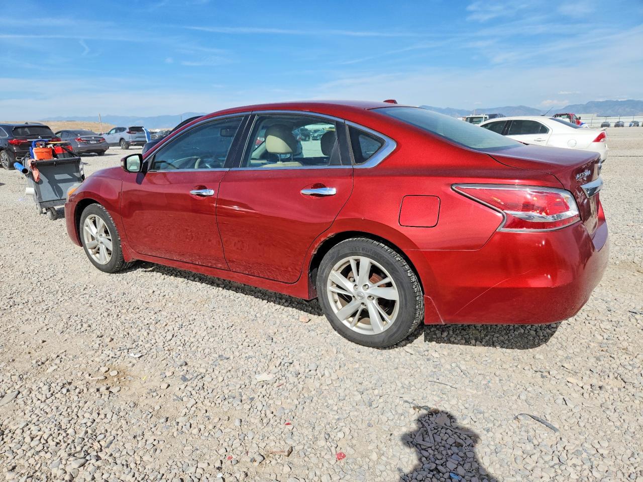2014 Nissan Altima 2.5 Sl Red vin: 1N4AL3AP0EN233675