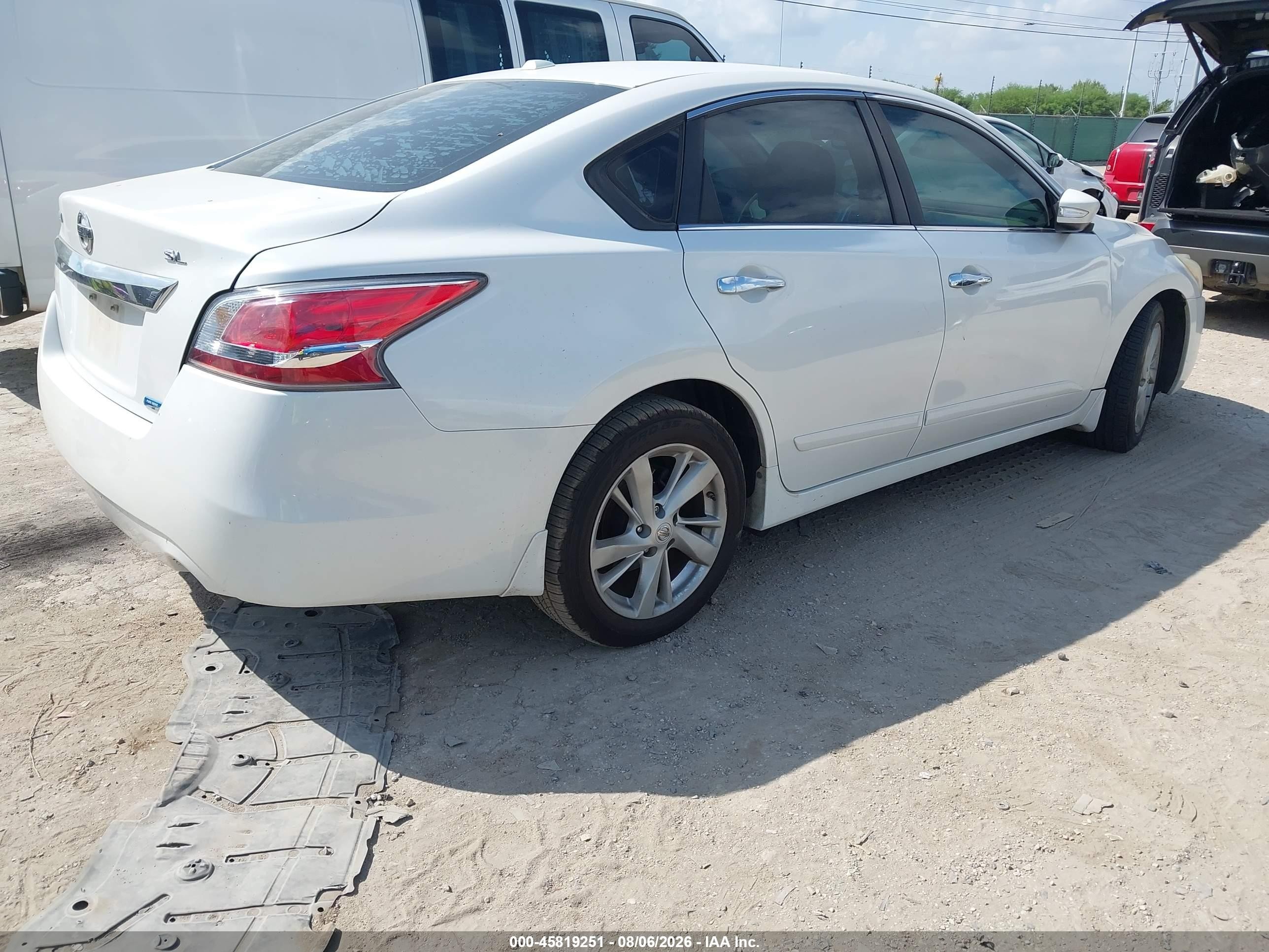 2014 Nissan Altima 2.5 Sl White vin: 1N4AL3AP0EN237189