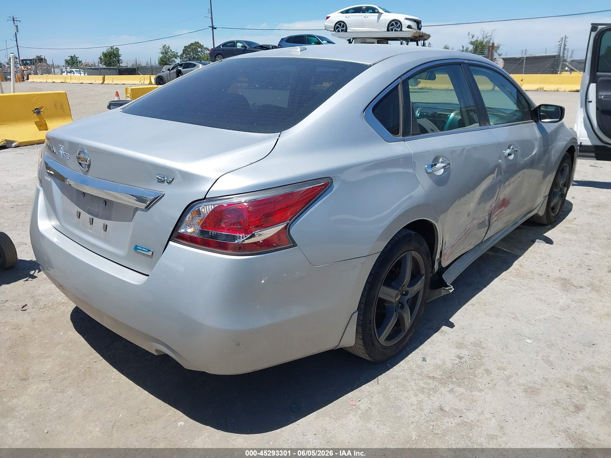 2014 Nissan Altima 2.5 Sv Gray vin: 1N4AL3AP0EN247477