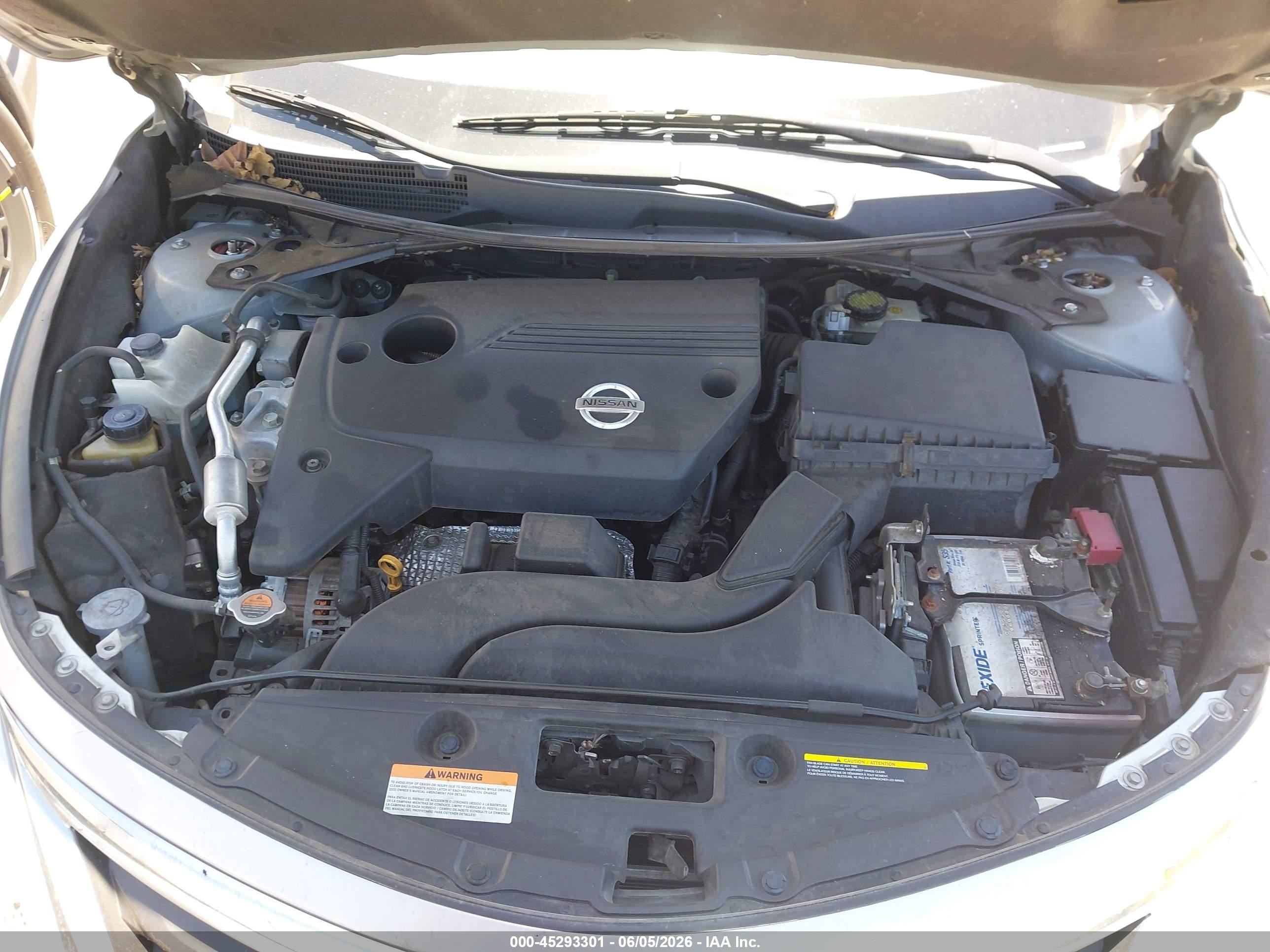2014 Nissan Altima 2.5 Sv Gray vin: 1N4AL3AP0EN247477