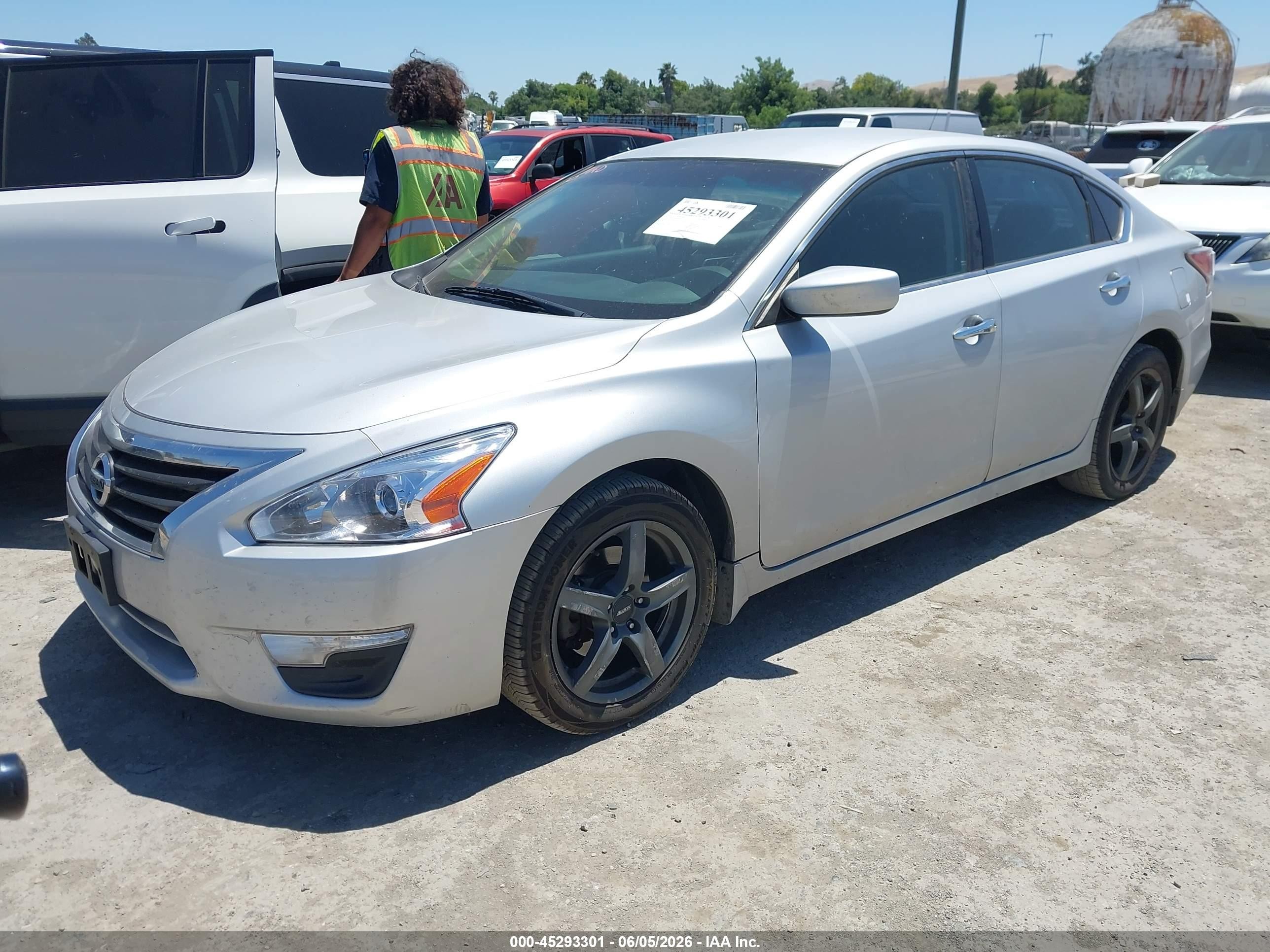 2014 Nissan Altima 2.5 Sv Gray vin: 1N4AL3AP0EN247477