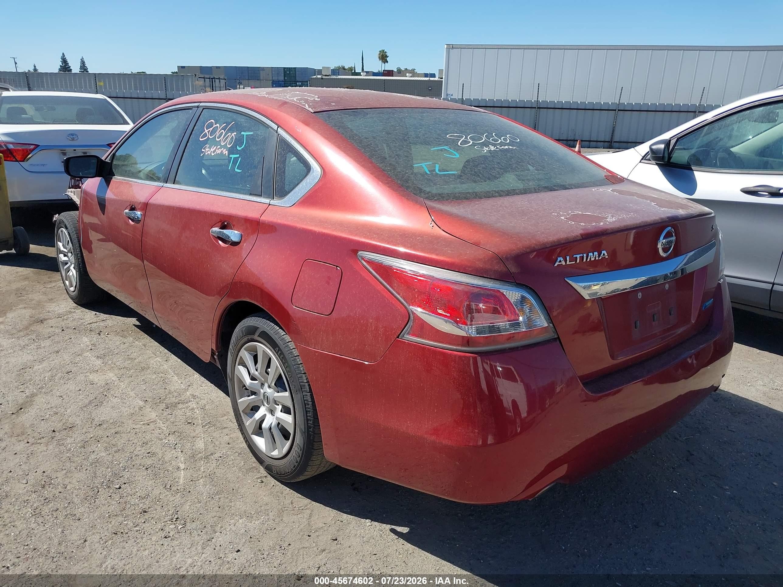2014 Nissan Altima 2.5/2.5 S/2.5 Sl/2.5 Sv Red vin: 1N4AL3AP0EN334313
