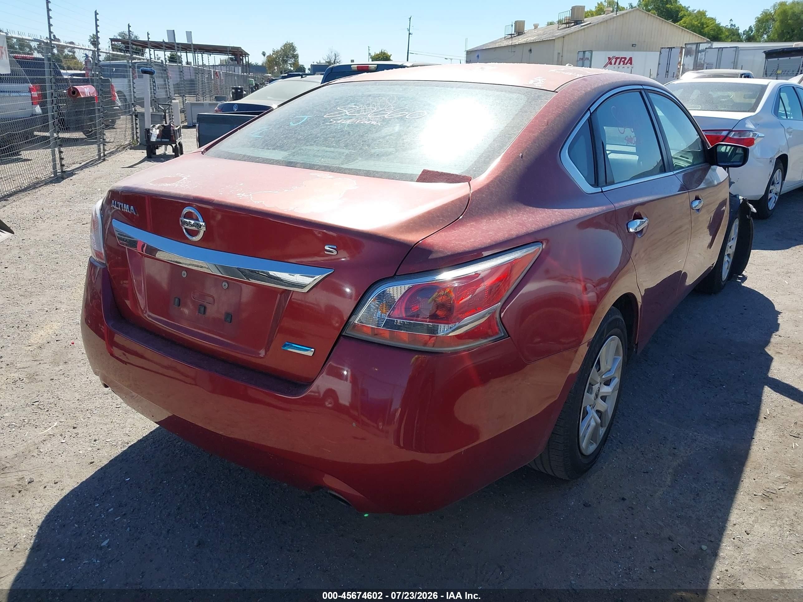 2014 Nissan Altima 2.5/2.5 S/2.5 Sl/2.5 Sv Red vin: 1N4AL3AP0EN334313
