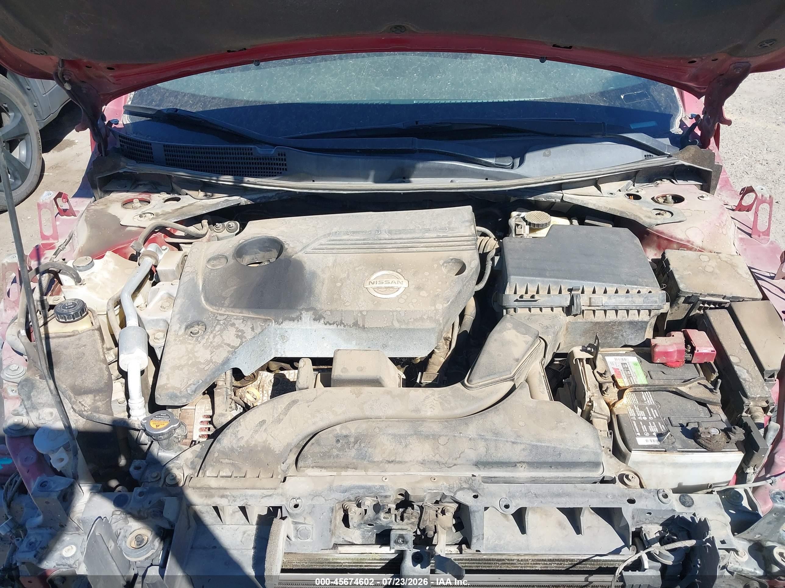 2014 Nissan Altima 2.5/2.5 S/2.5 Sl/2.5 Sv Red vin: 1N4AL3AP0EN334313