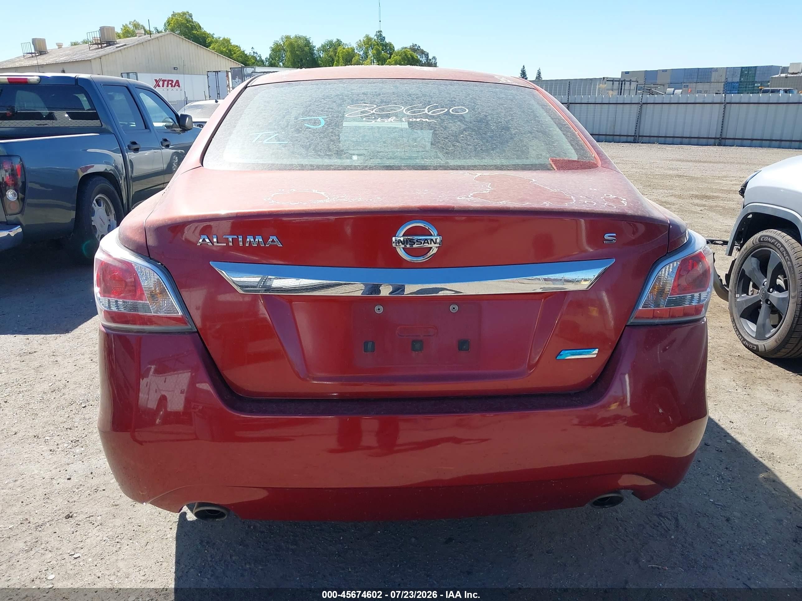 2014 Nissan Altima 2.5/2.5 S/2.5 Sl/2.5 Sv Red vin: 1N4AL3AP0EN334313