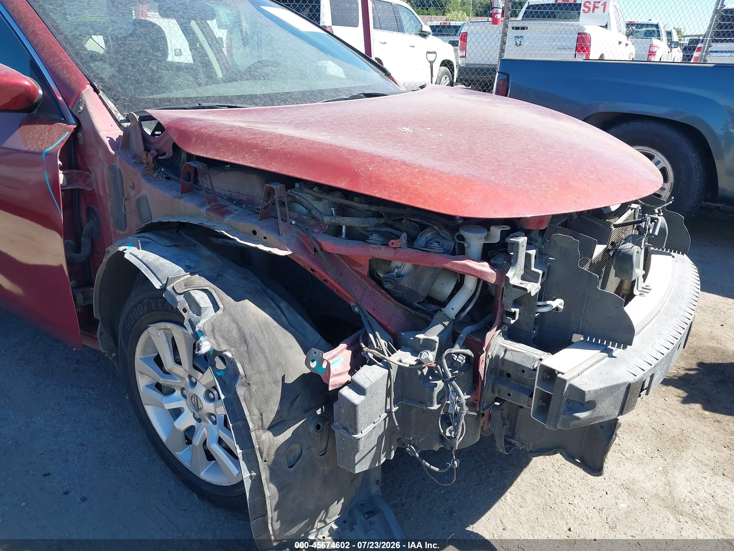 2014 Nissan Altima 2.5/2.5 S/2.5 Sl/2.5 Sv Red vin: 1N4AL3AP0EN334313