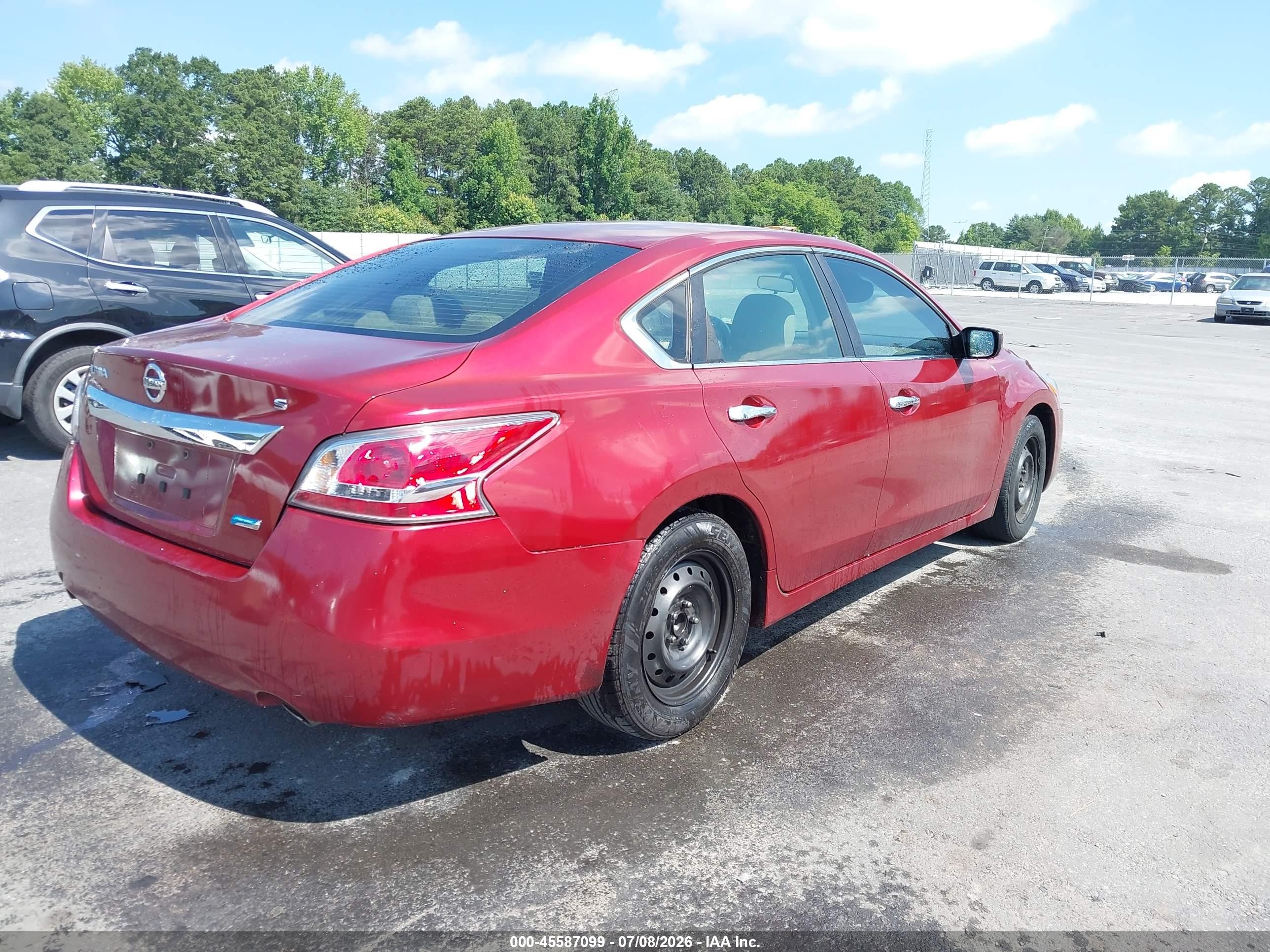 2014 Nissan Altima 2.5/2.5 S/2.5 Sl/2.5 Sv Красный vin: 1N4AL3AP0EN337499