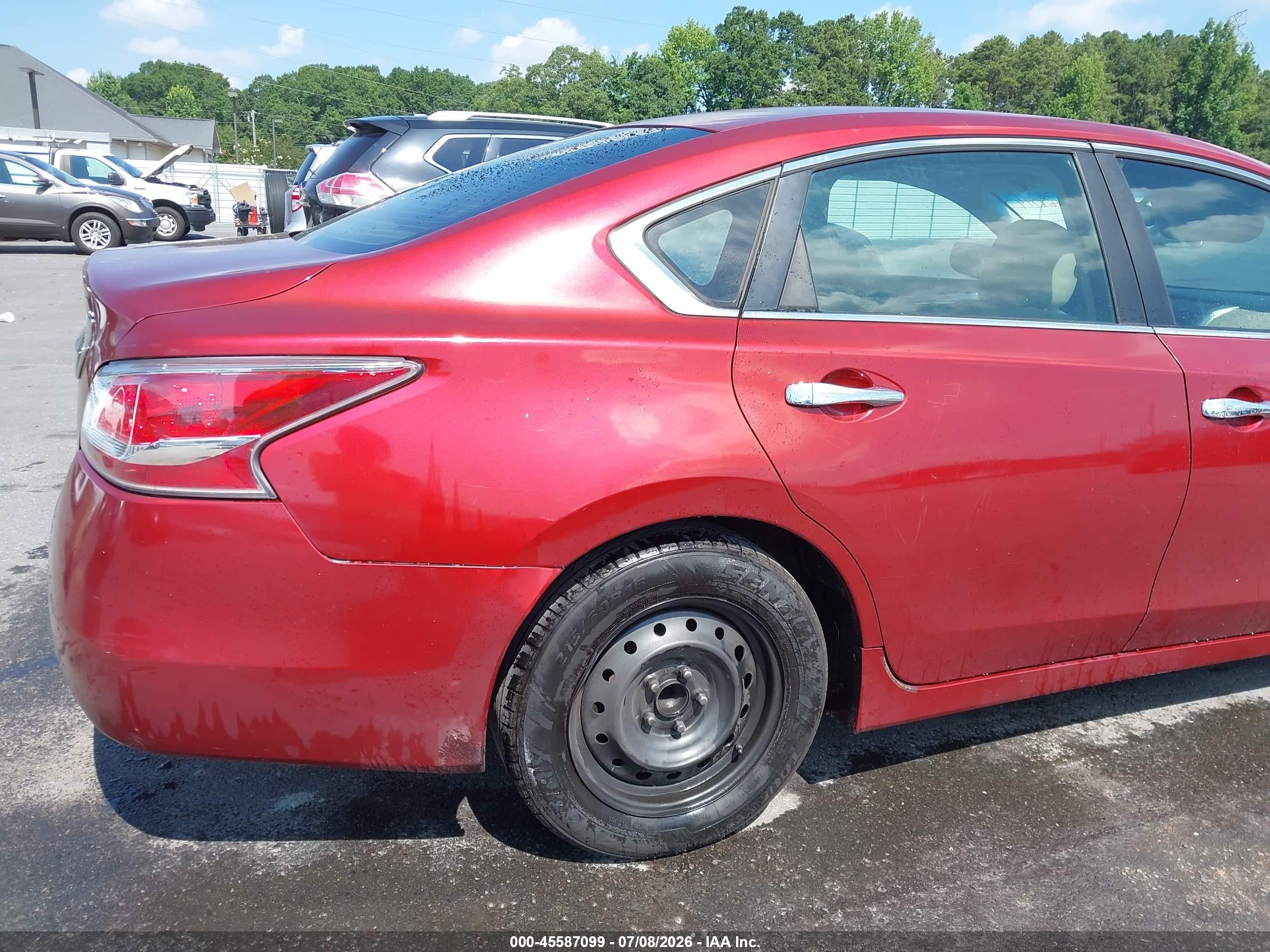 2014 Nissan Altima 2.5/2.5 S/2.5 Sl/2.5 Sv Красный vin: 1N4AL3AP0EN337499