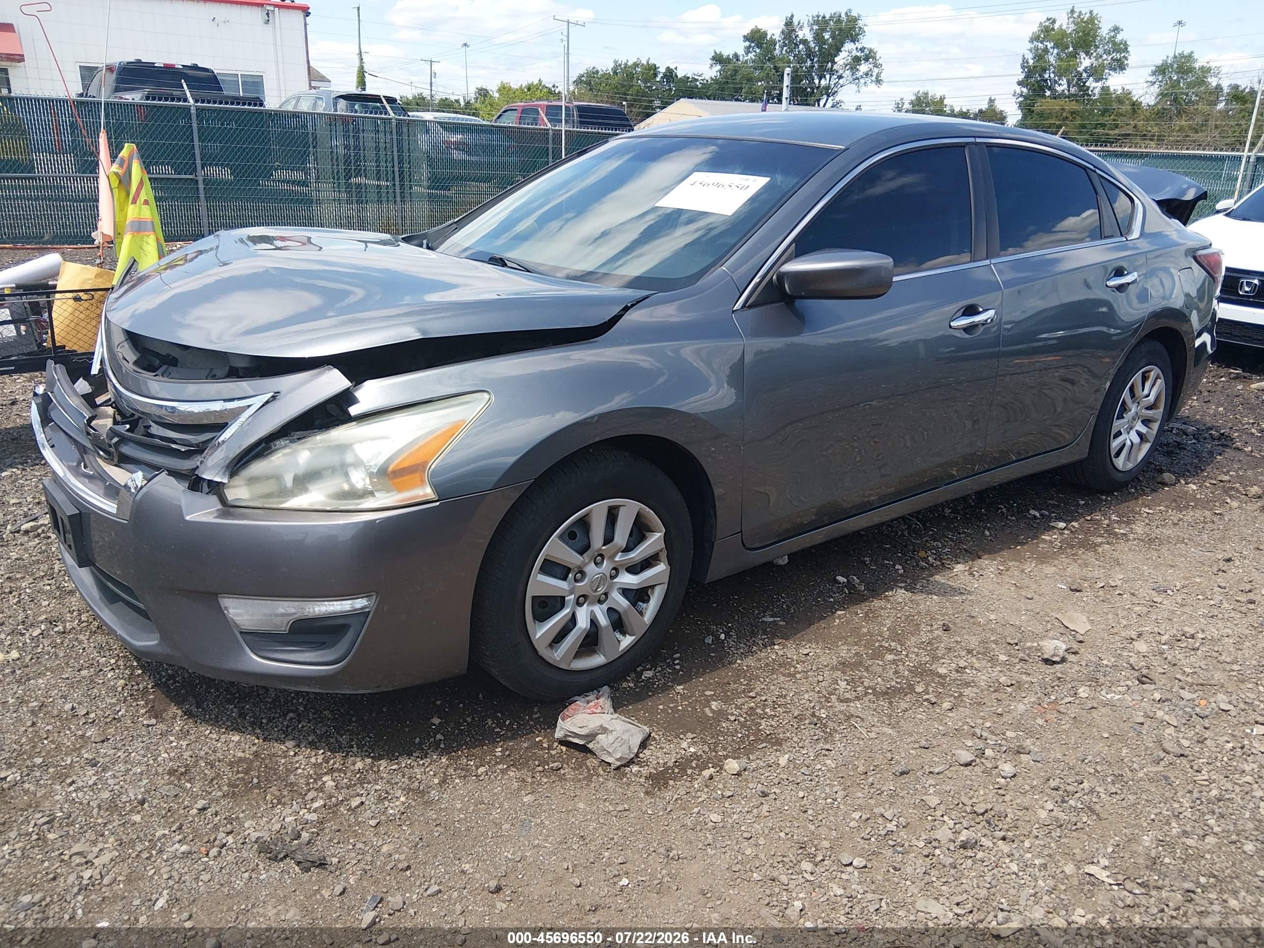2014 Nissan Altima 2.5/2.5 S/2.5 Sl/2.5 Sv Gray vin: 1N4AL3AP0EN346087