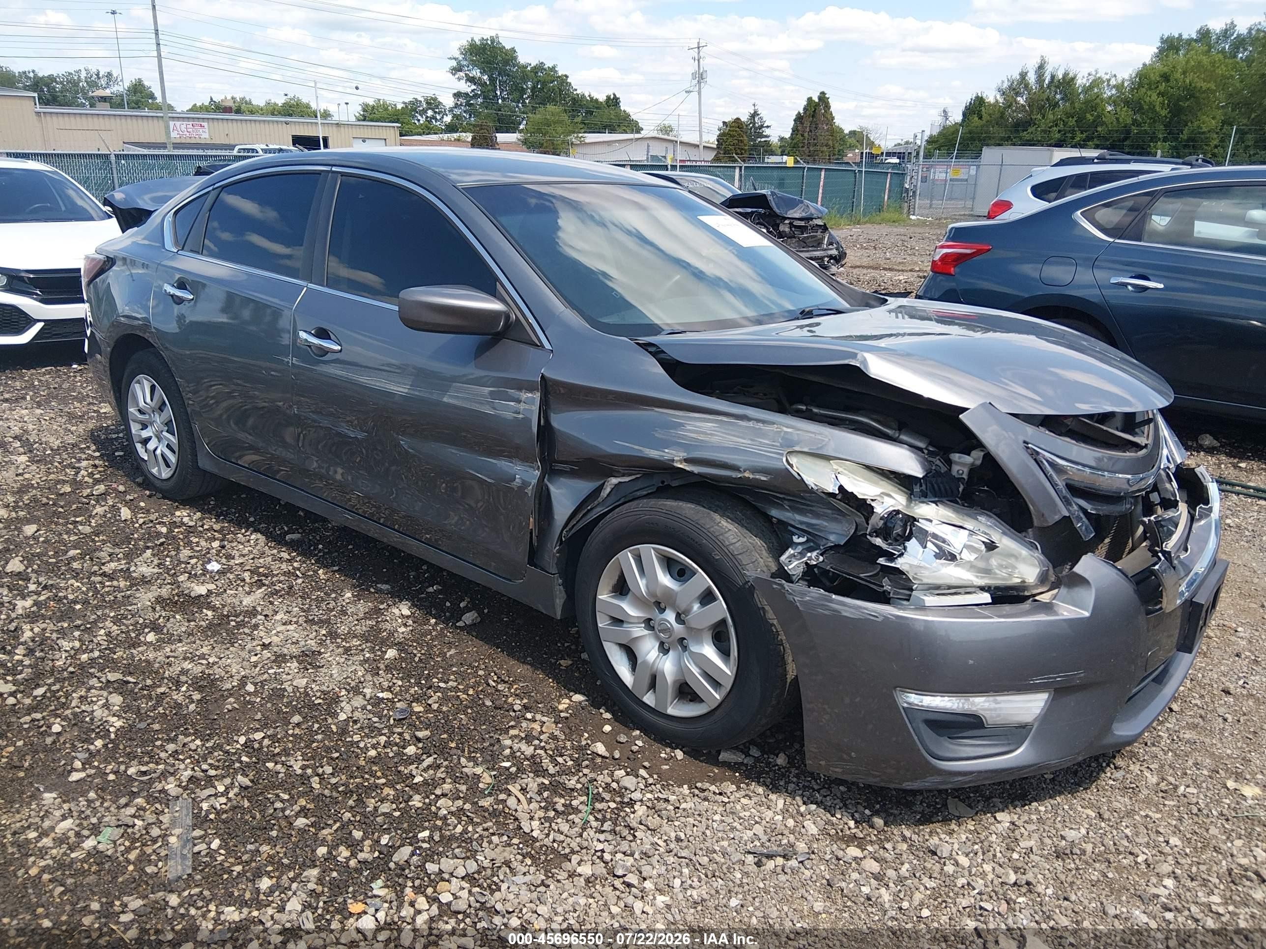 2014 Nissan Altima 2.5/2.5 S/2.5 Sl/2.5 Sv Gray vin: 1N4AL3AP0EN346087