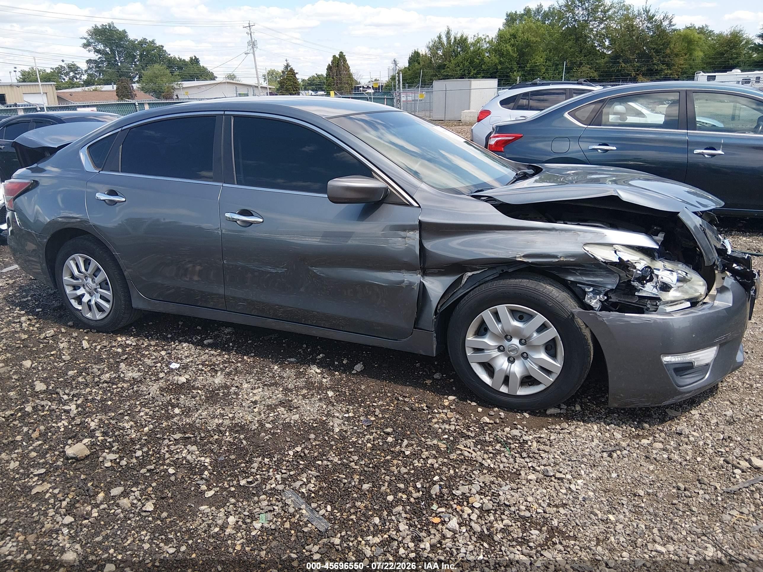 2014 Nissan Altima 2.5/2.5 S/2.5 Sl/2.5 Sv Gray vin: 1N4AL3AP0EN346087