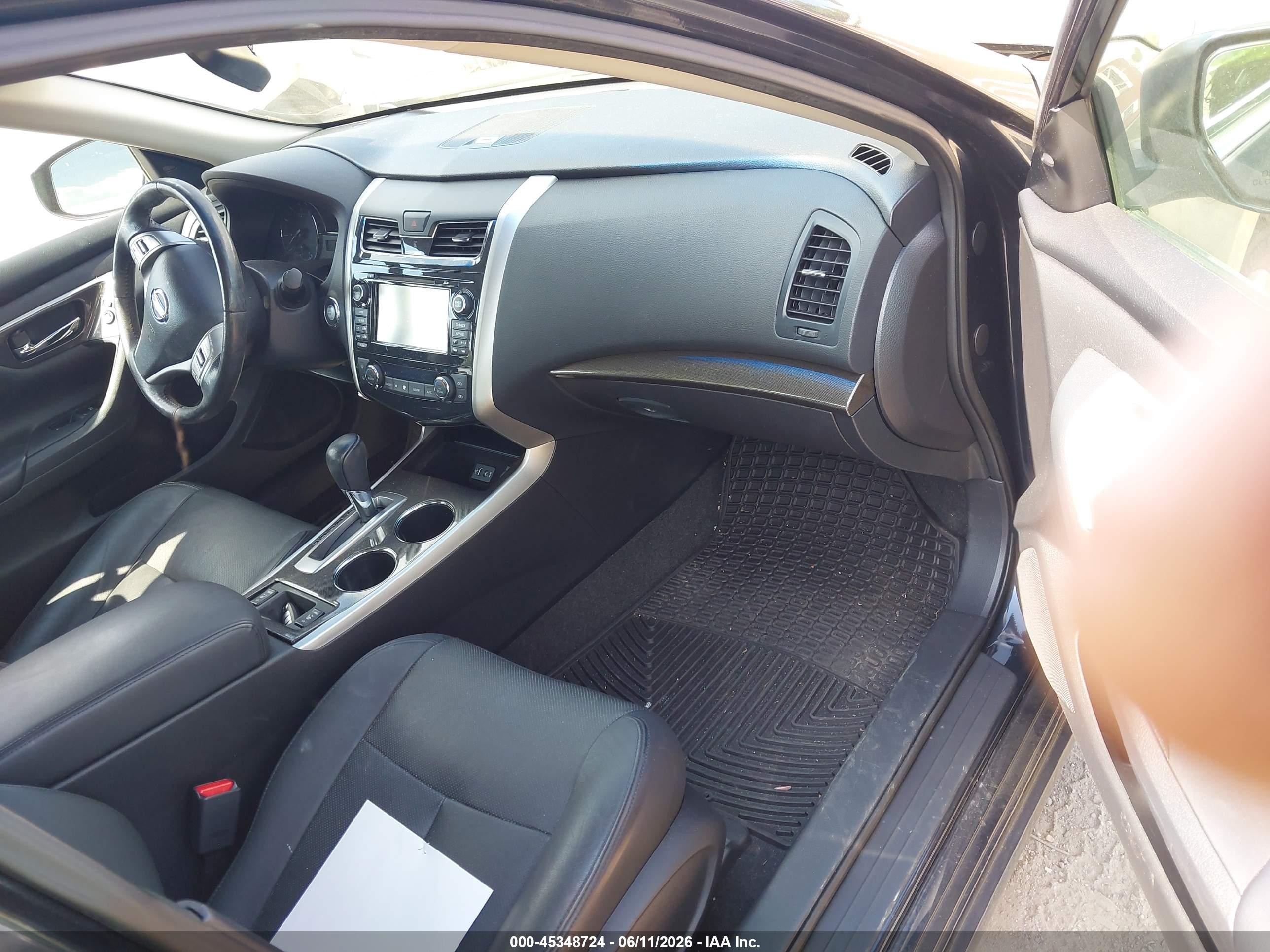 2014 Nissan Altima 2.5 Sl Black vin: 1N4AL3AP0EN346641