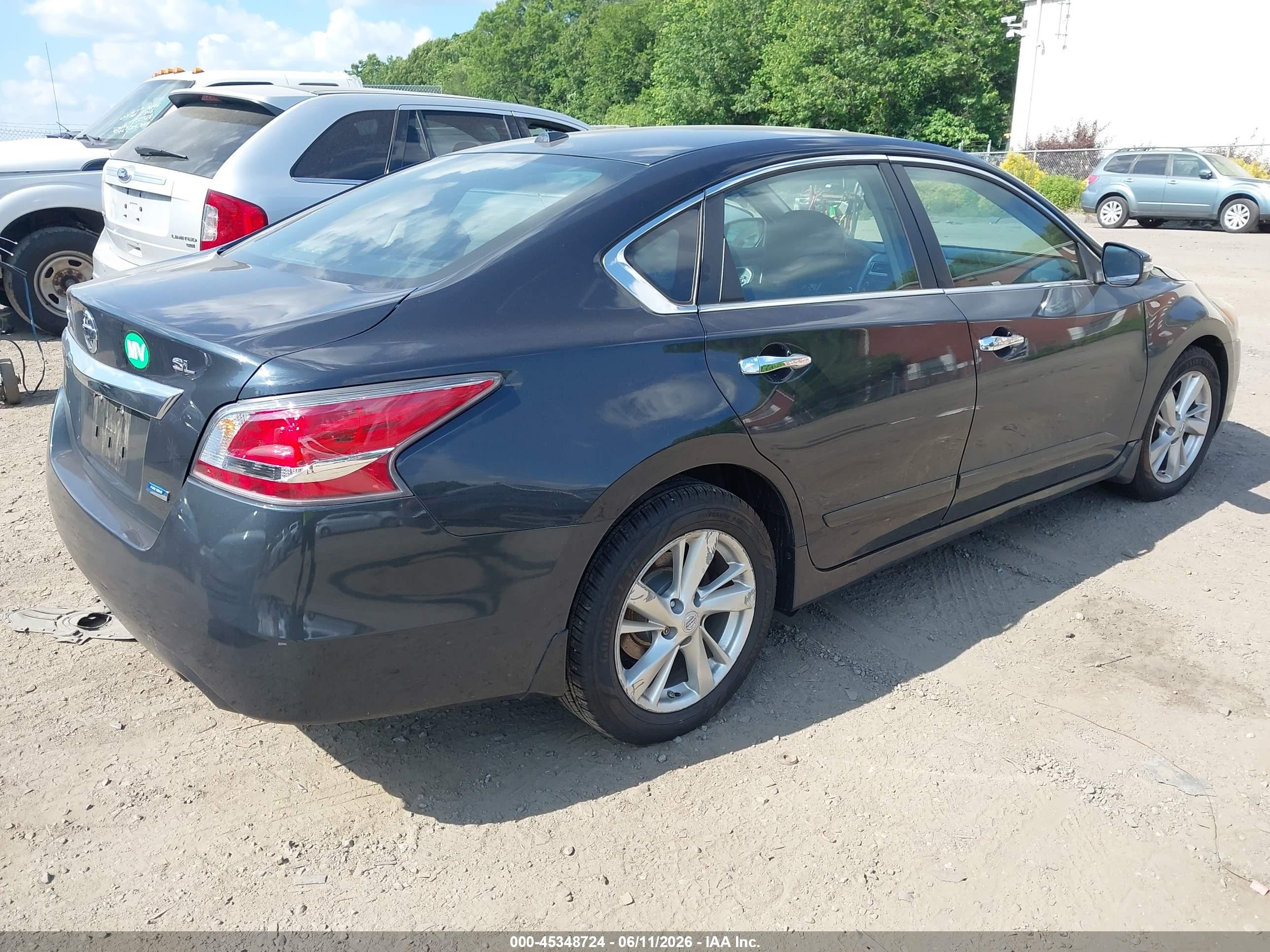 2014 Nissan Altima 2.5 Sl Black vin: 1N4AL3AP0EN346641