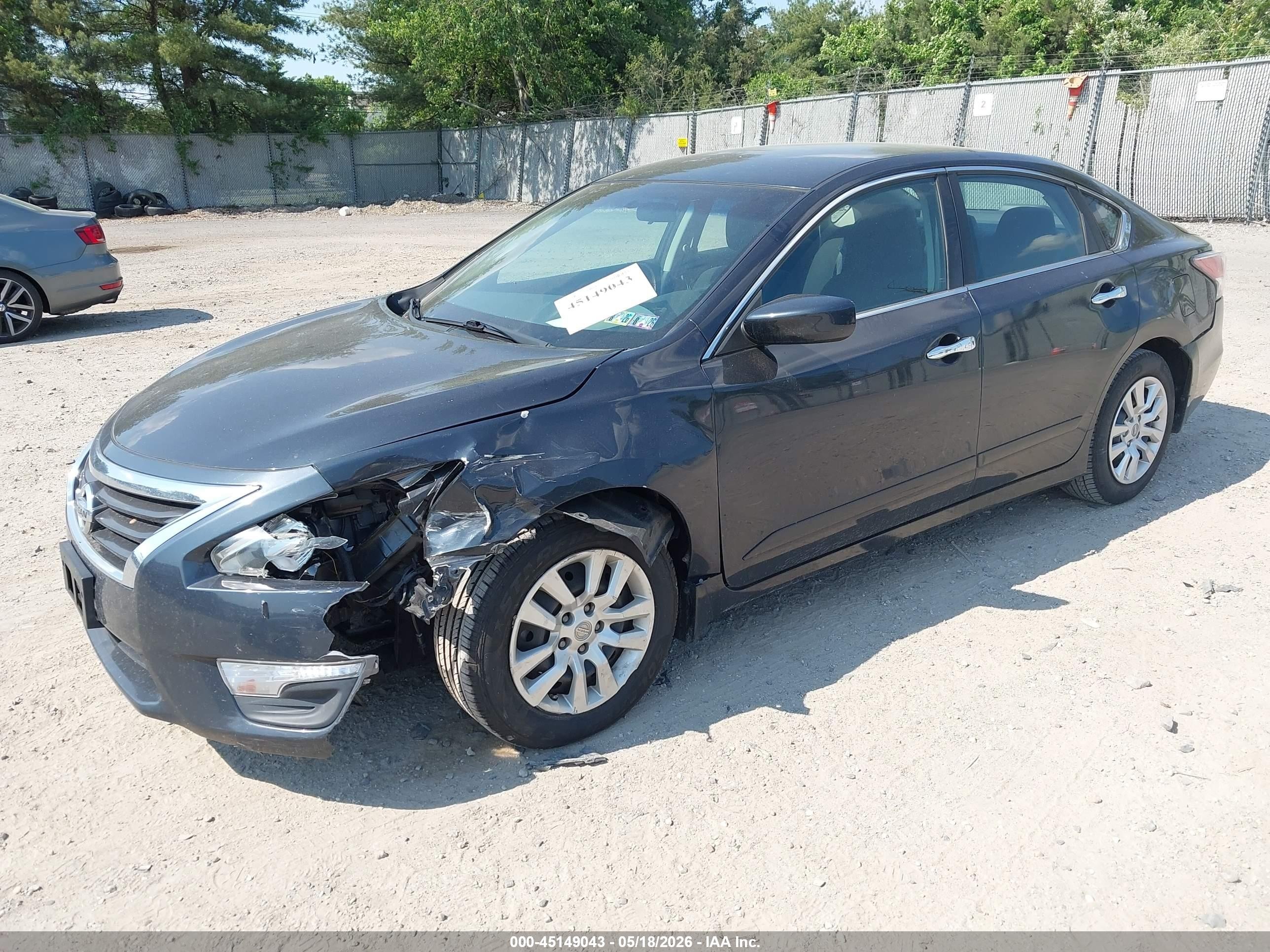 2014 Nissan Altima 2.5 S Gray vin: 1N4AL3AP0EN359387