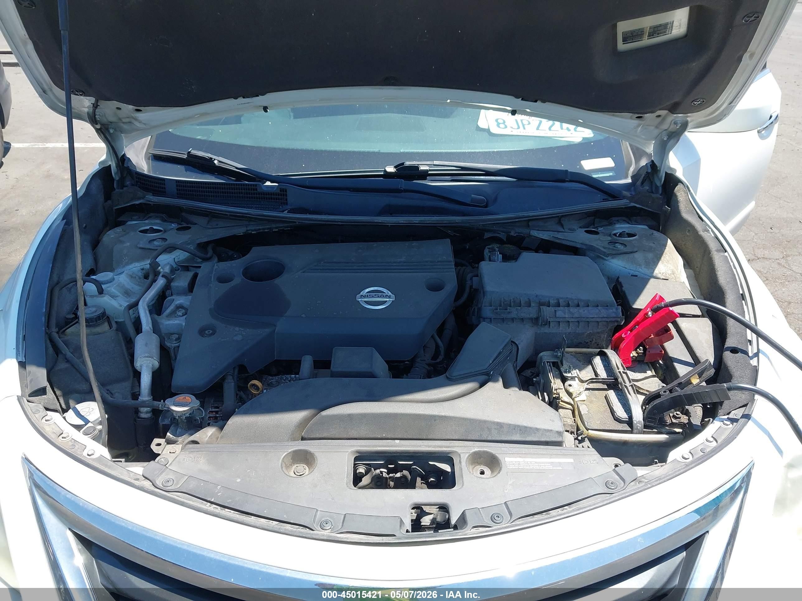 2014 Nissan Altima 2.5 S Белый vin: 1N4AL3AP0EN361009