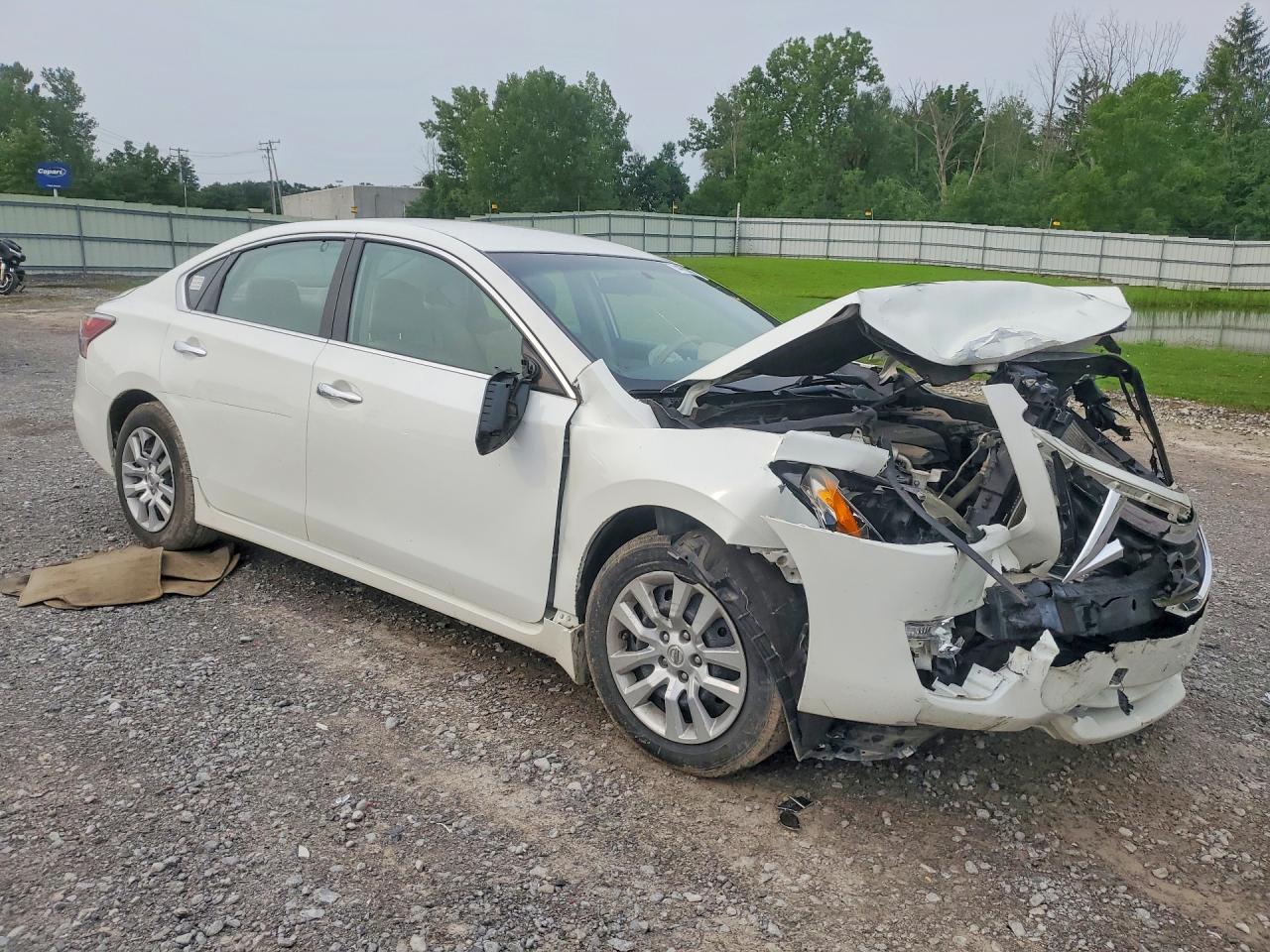 2014 Nissan Altima 2.5 S Белый vin: 1N4AL3AP0EN383138
