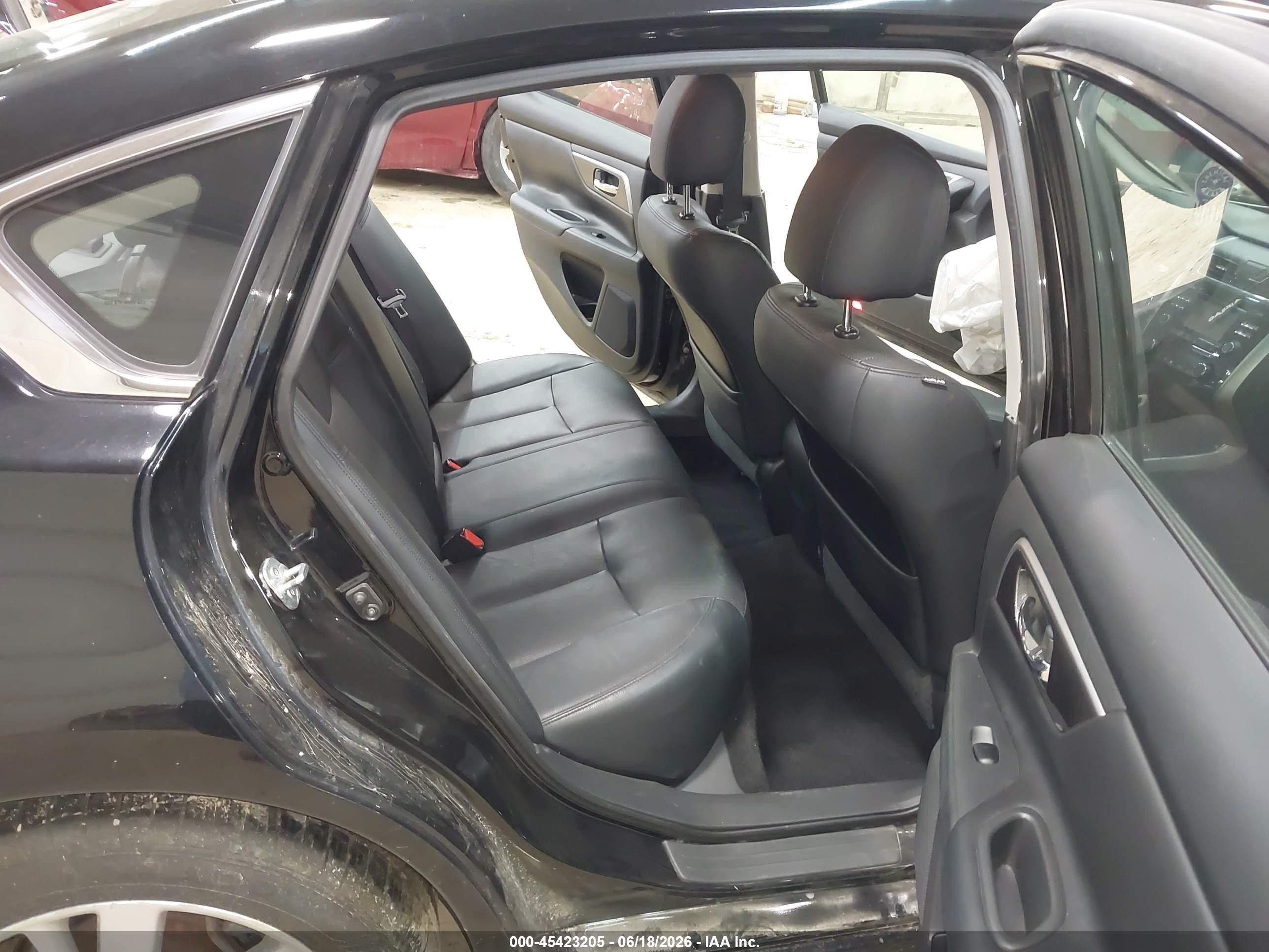 2015 Nissan Altima 2.5 Sl Black vin: 1N4AL3AP0FC101545
