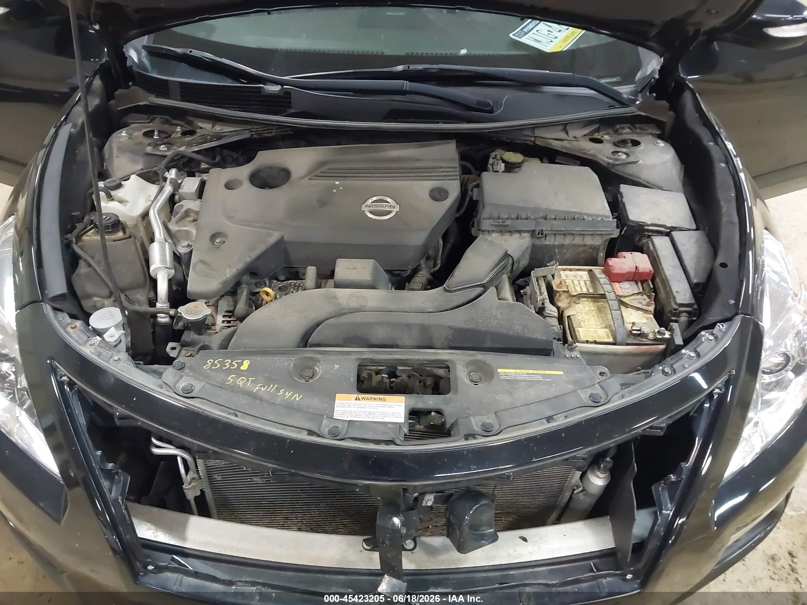 2015 Nissan Altima 2.5 Sl Black vin: 1N4AL3AP0FC101545