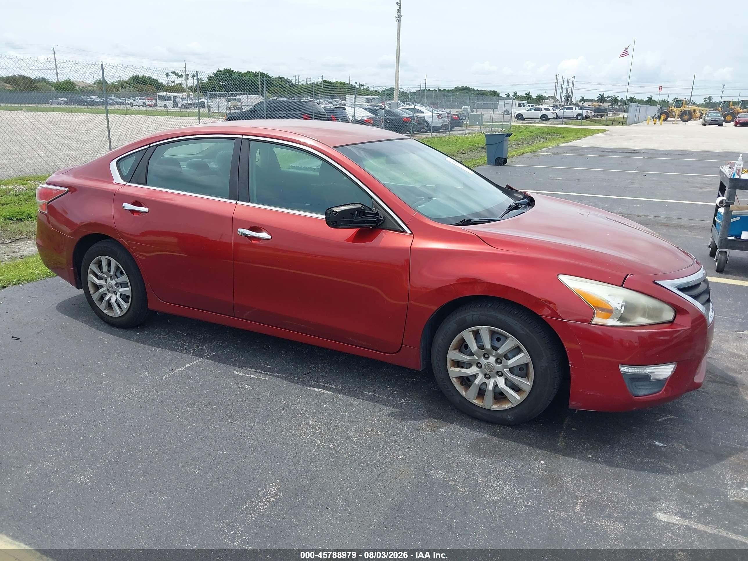2015 Nissan Altima 2.5 S Red vin: 1N4AL3AP0FC103828