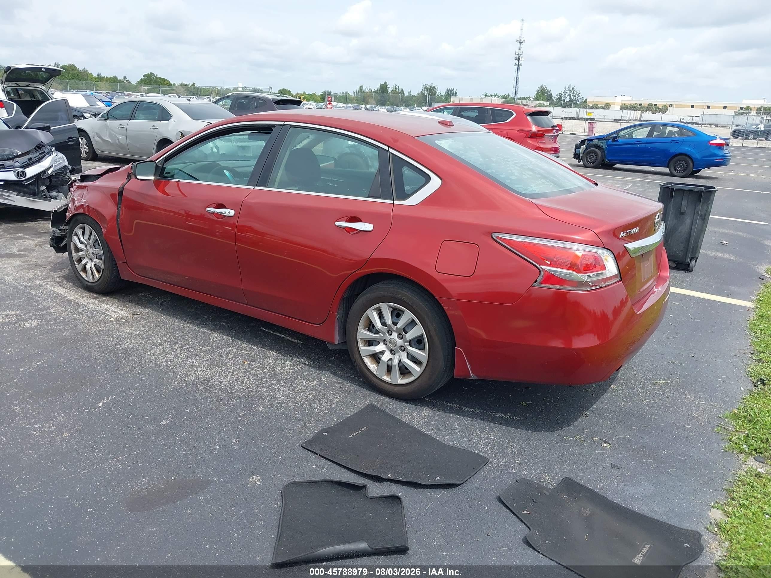 2015 Nissan Altima 2.5 S Red vin: 1N4AL3AP0FC103828