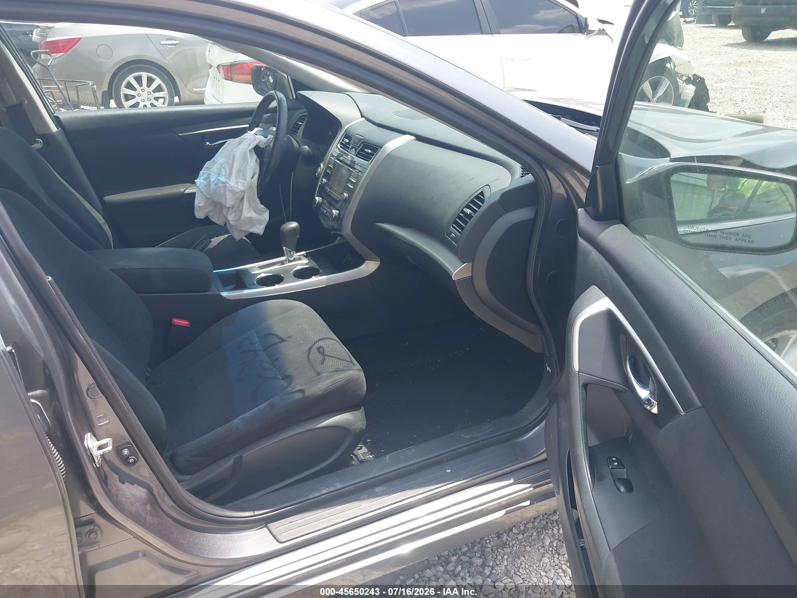 2015 Nissan Altima 2.5 Sv Gray vin: 1N4AL3AP0FC116644