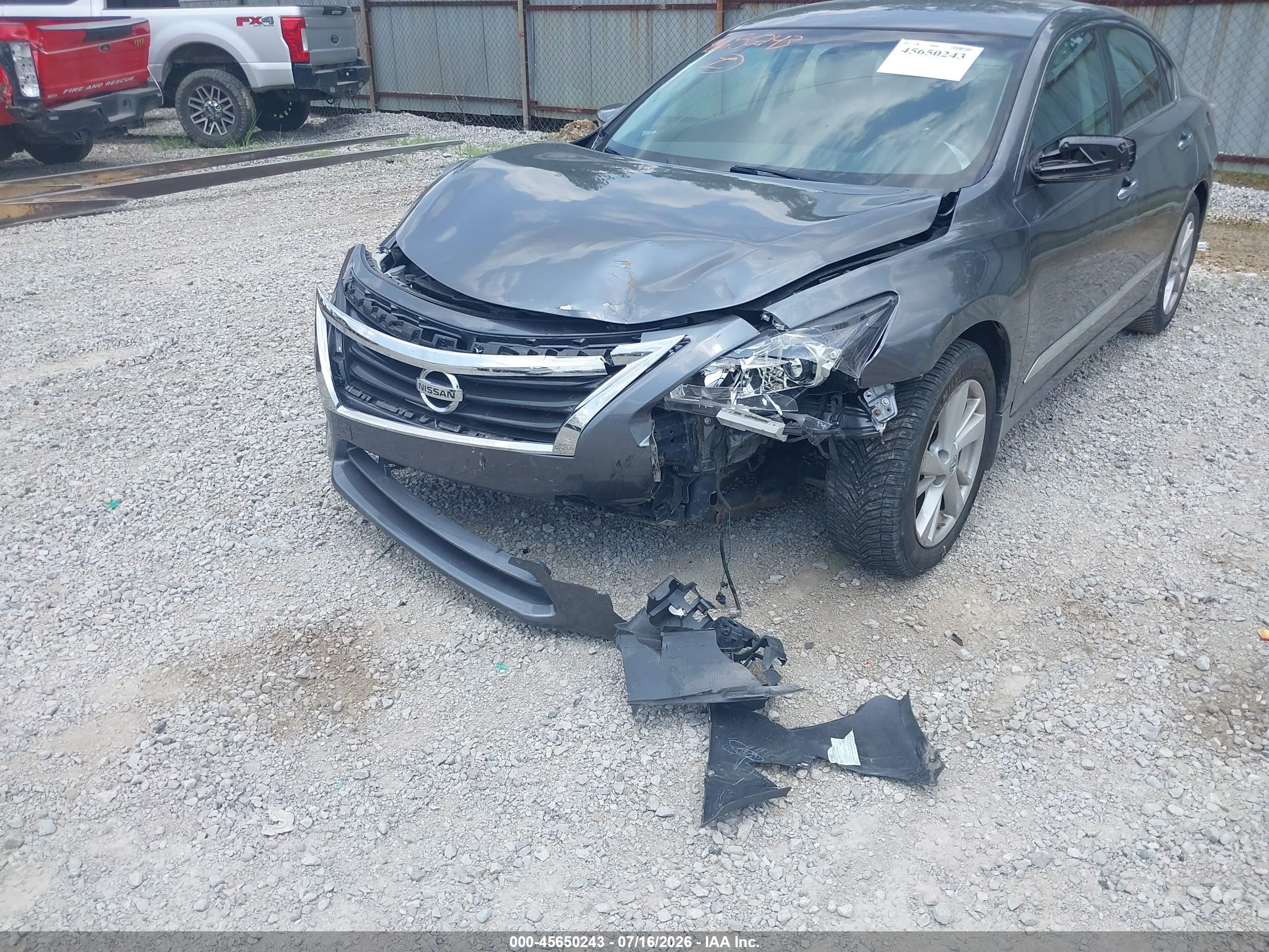 2015 Nissan Altima 2.5 Sv Gray vin: 1N4AL3AP0FC116644