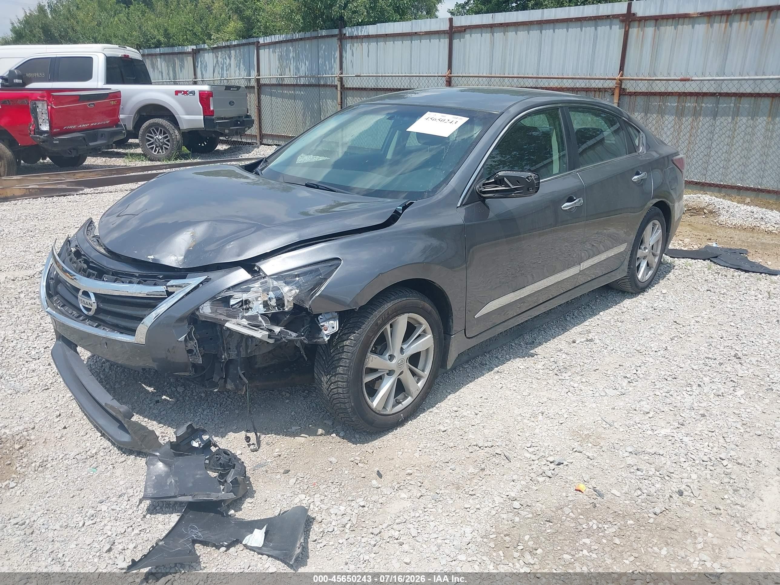 2015 Nissan Altima 2.5 Sv Gray vin: 1N4AL3AP0FC116644