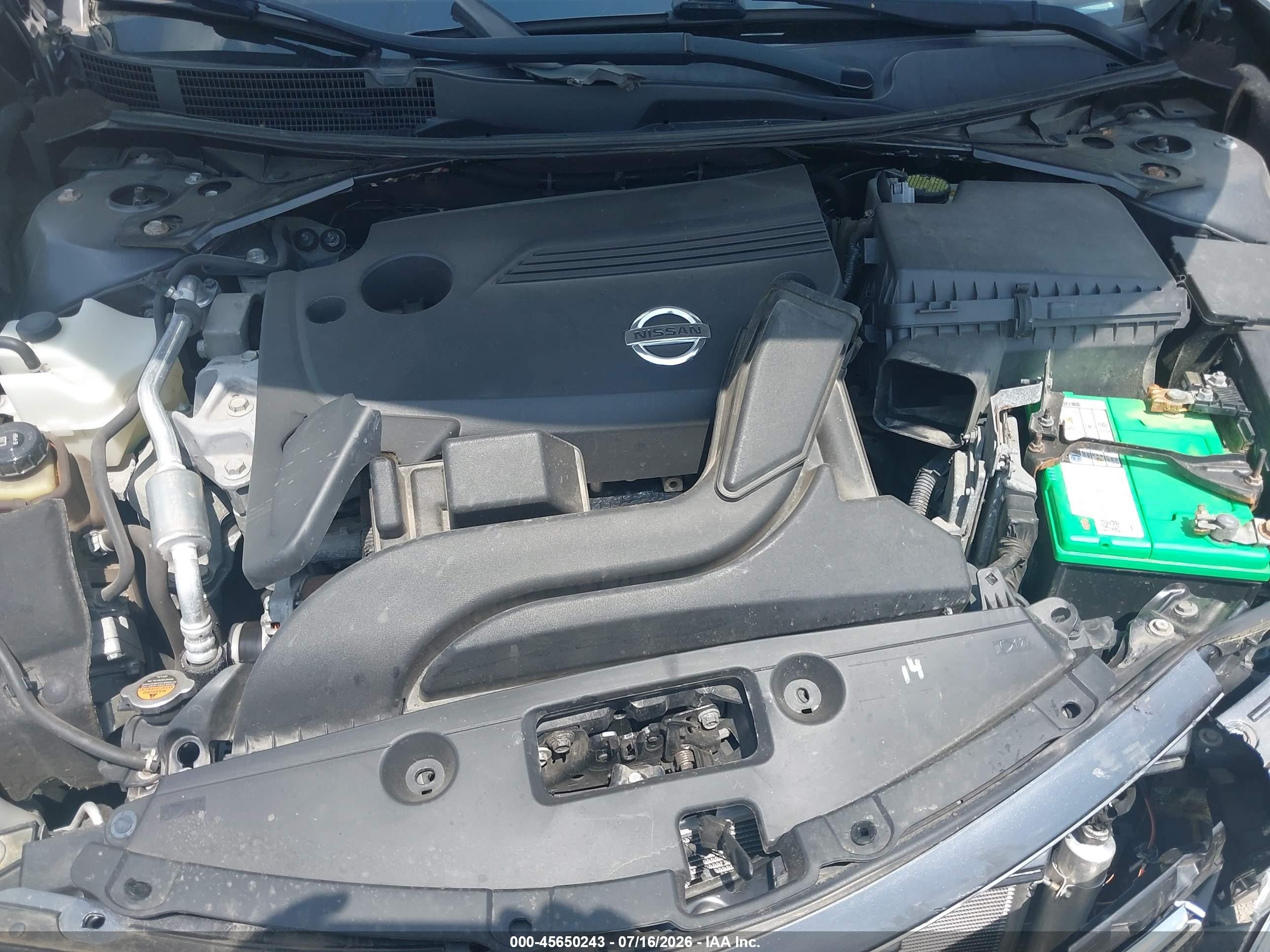 2015 Nissan Altima 2.5 Sv Gray vin: 1N4AL3AP0FC116644
