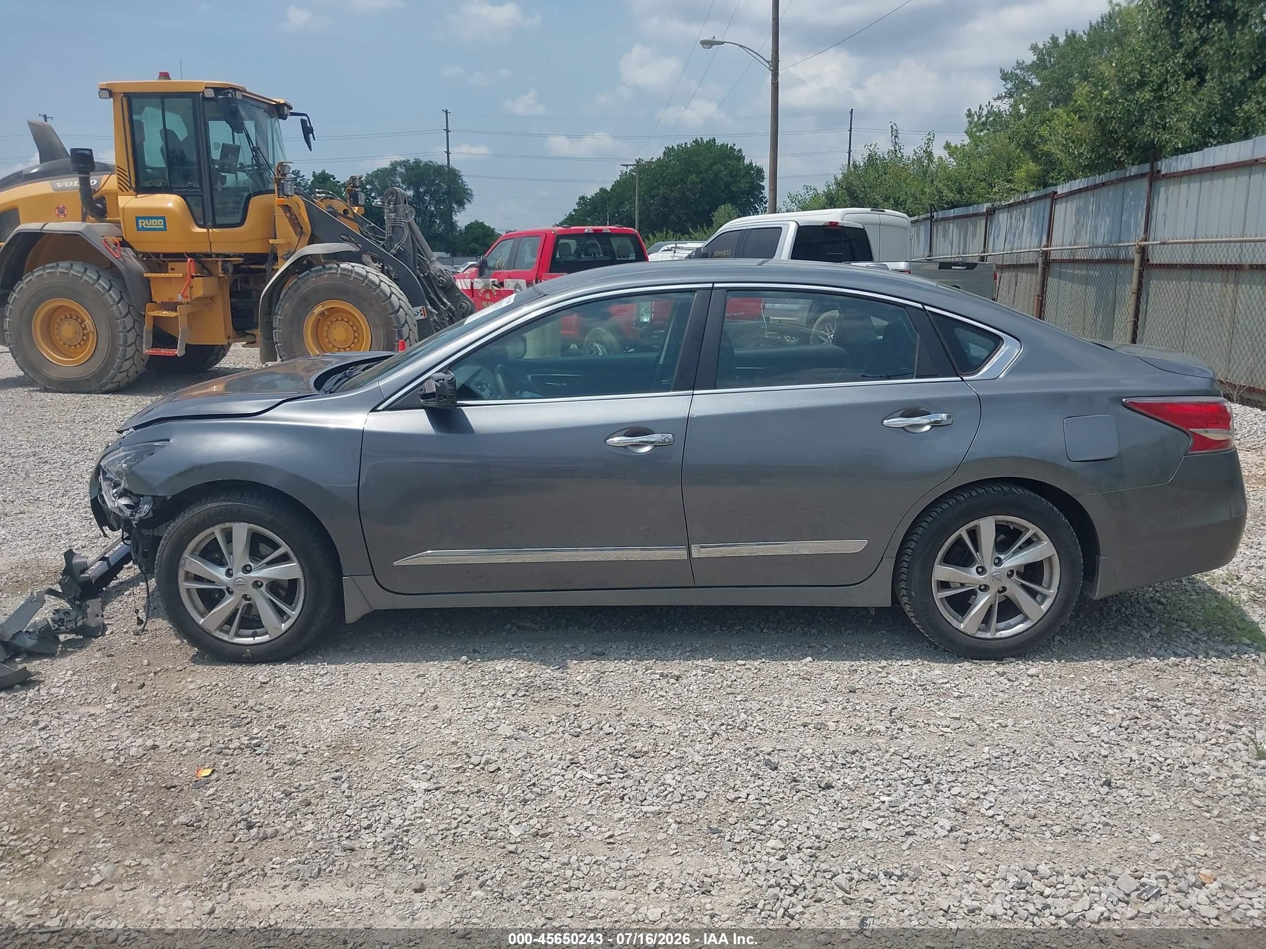 2015 Nissan Altima 2.5 Sv Gray vin: 1N4AL3AP0FC116644