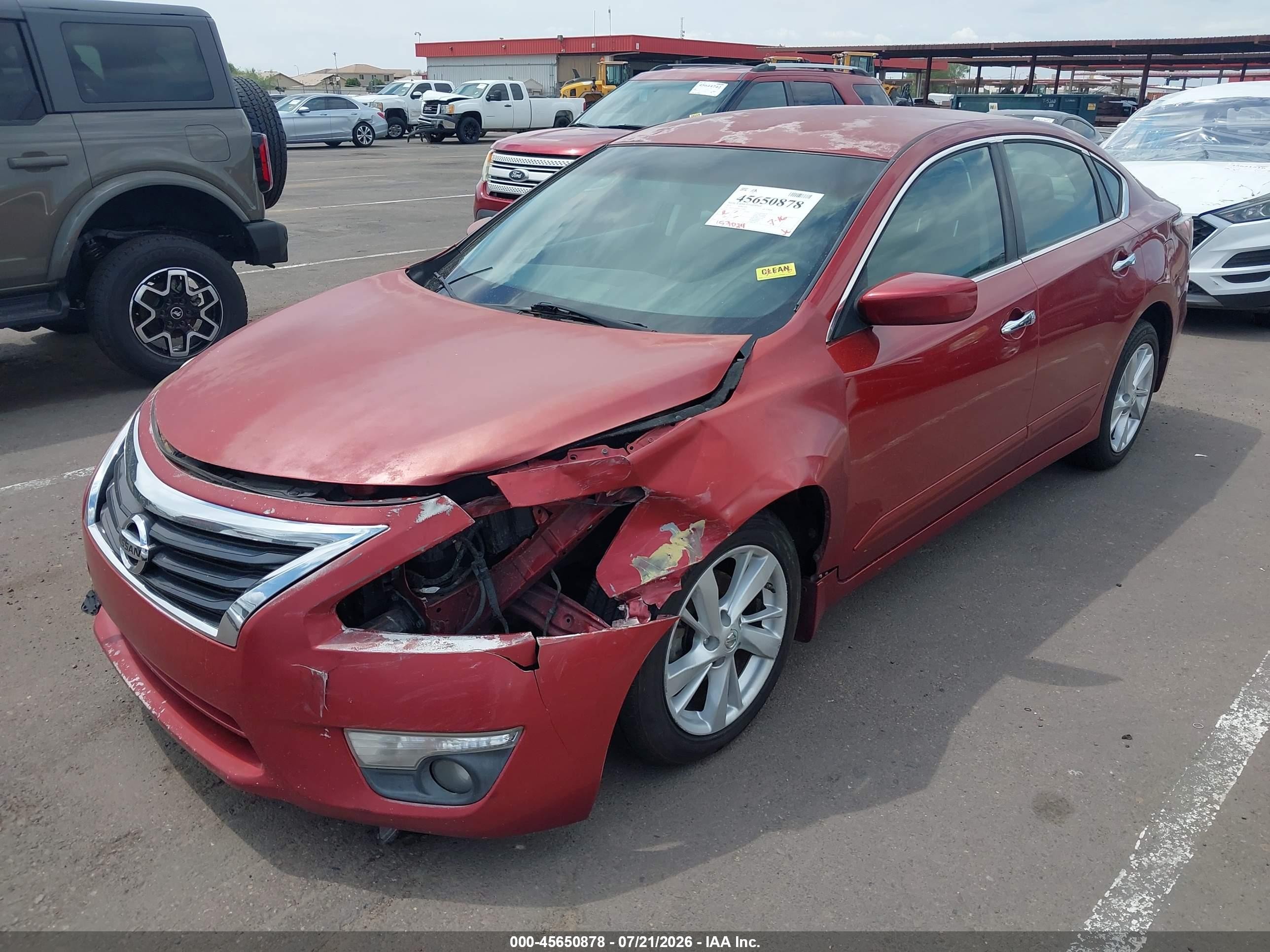 2015 Nissan Altima 2.5 Sv Red vin: 1N4AL3AP0FC116983