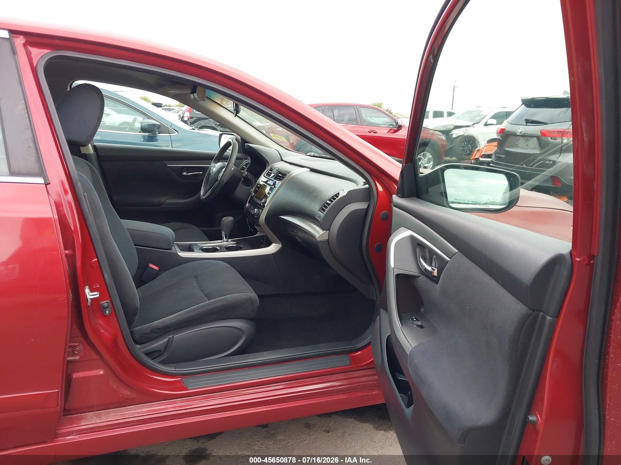 2015 Nissan Altima 2.5 Sv Red vin: 1N4AL3AP0FC116983