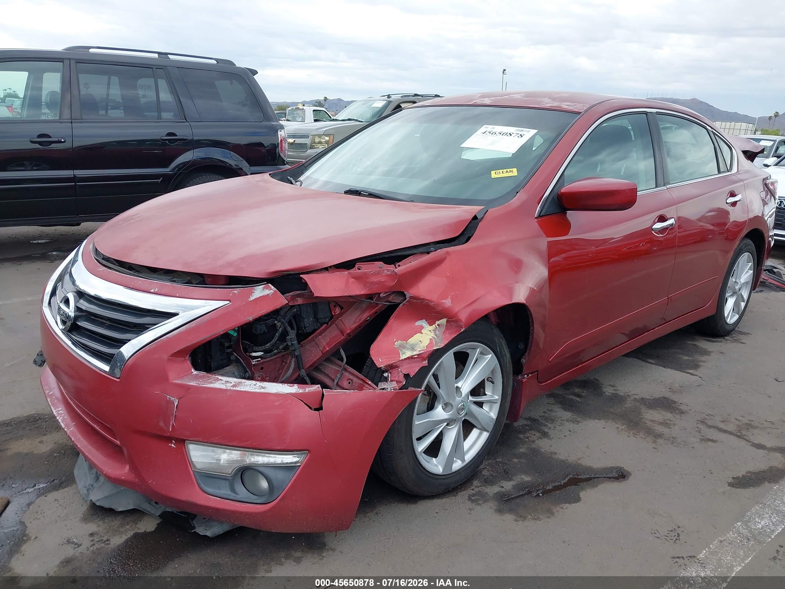 2015 Nissan Altima 2.5 Sv Red vin: 1N4AL3AP0FC116983