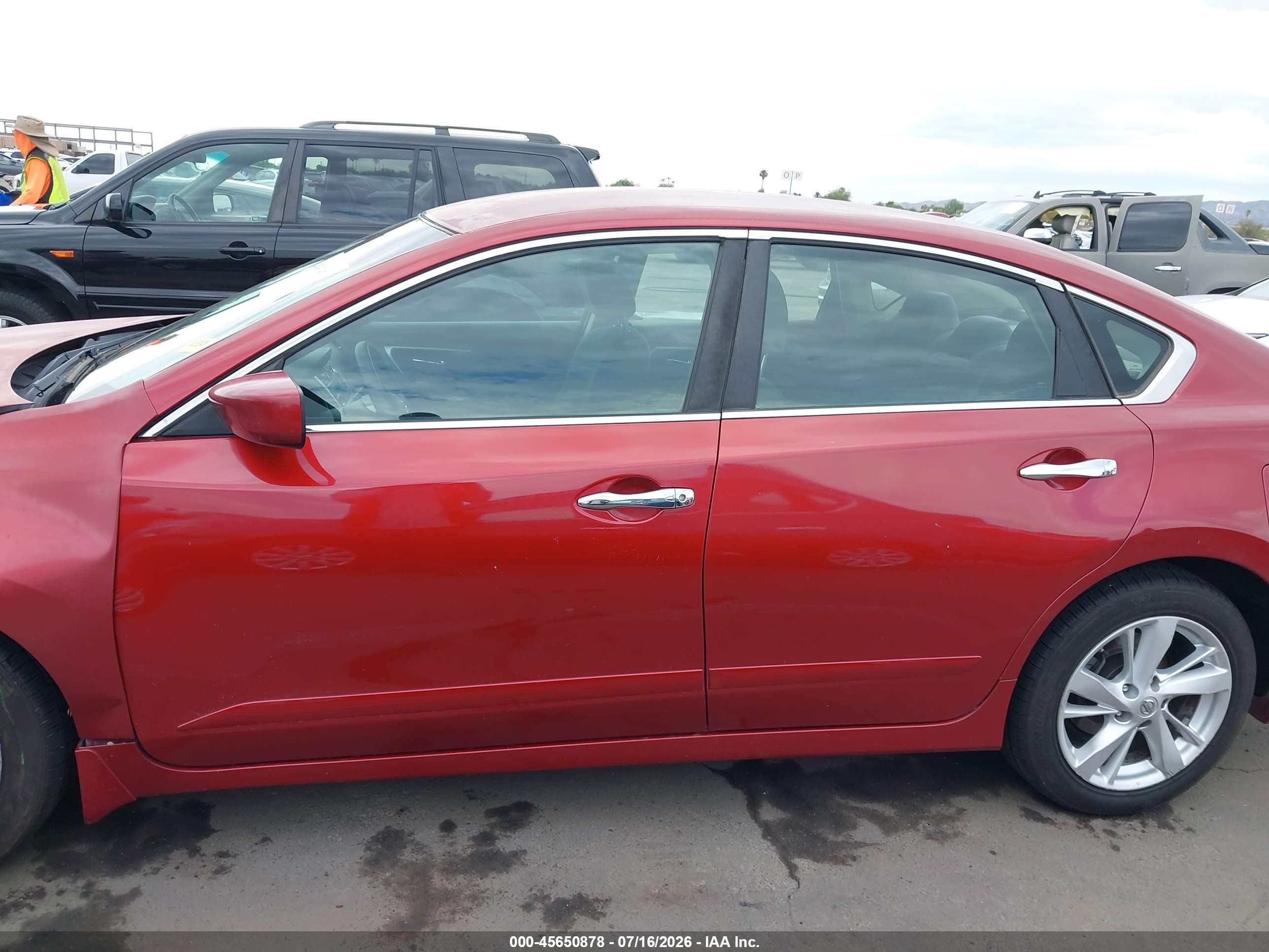 2015 Nissan Altima 2.5 Sv Red vin: 1N4AL3AP0FC116983
