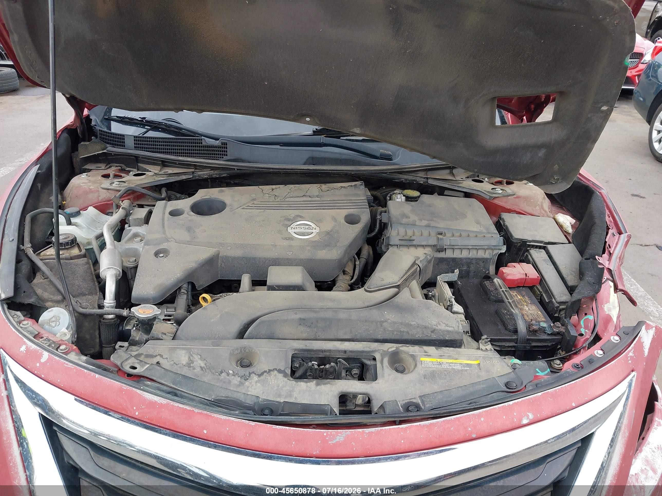 2015 Nissan Altima 2.5 Sv Red vin: 1N4AL3AP0FC116983