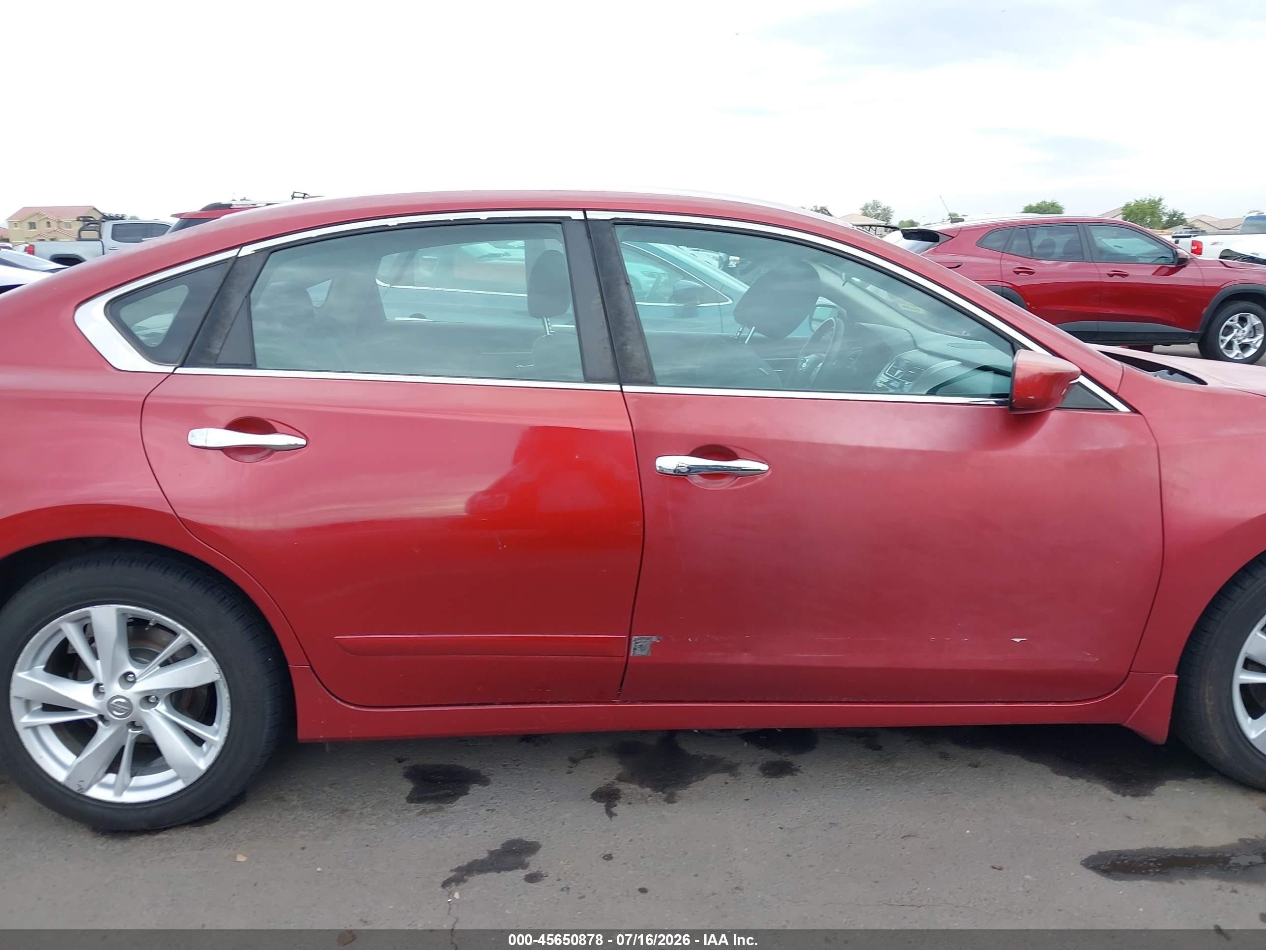 2015 Nissan Altima 2.5 Sv Red vin: 1N4AL3AP0FC116983