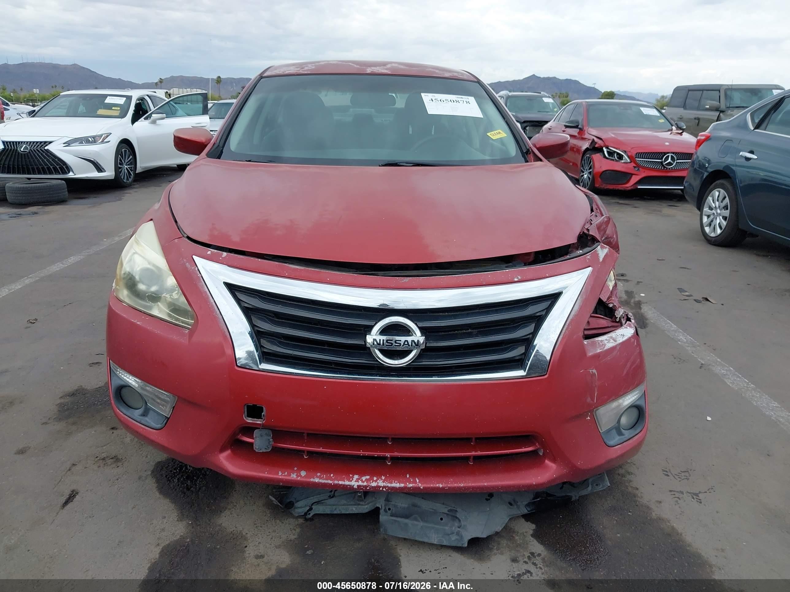 2015 Nissan Altima 2.5 Sv Red vin: 1N4AL3AP0FC116983