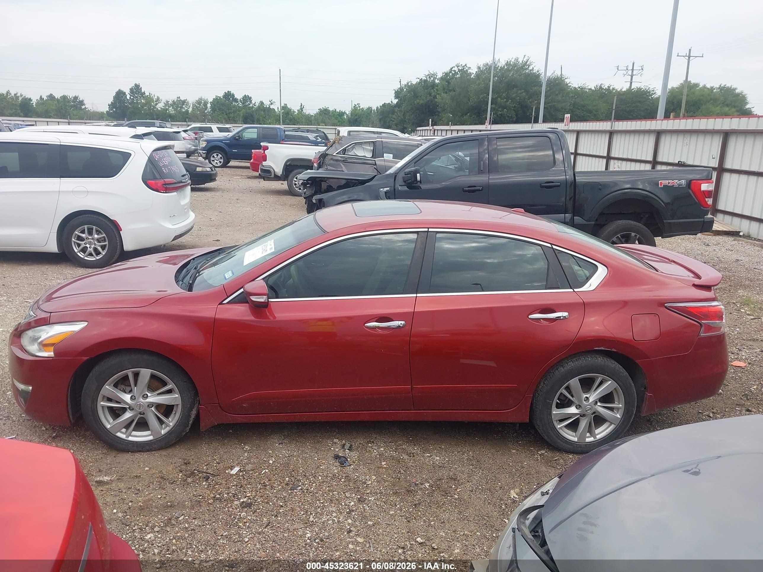 2015 Nissan Altima 2.5 Sv Red vin: 1N4AL3AP0FC125876