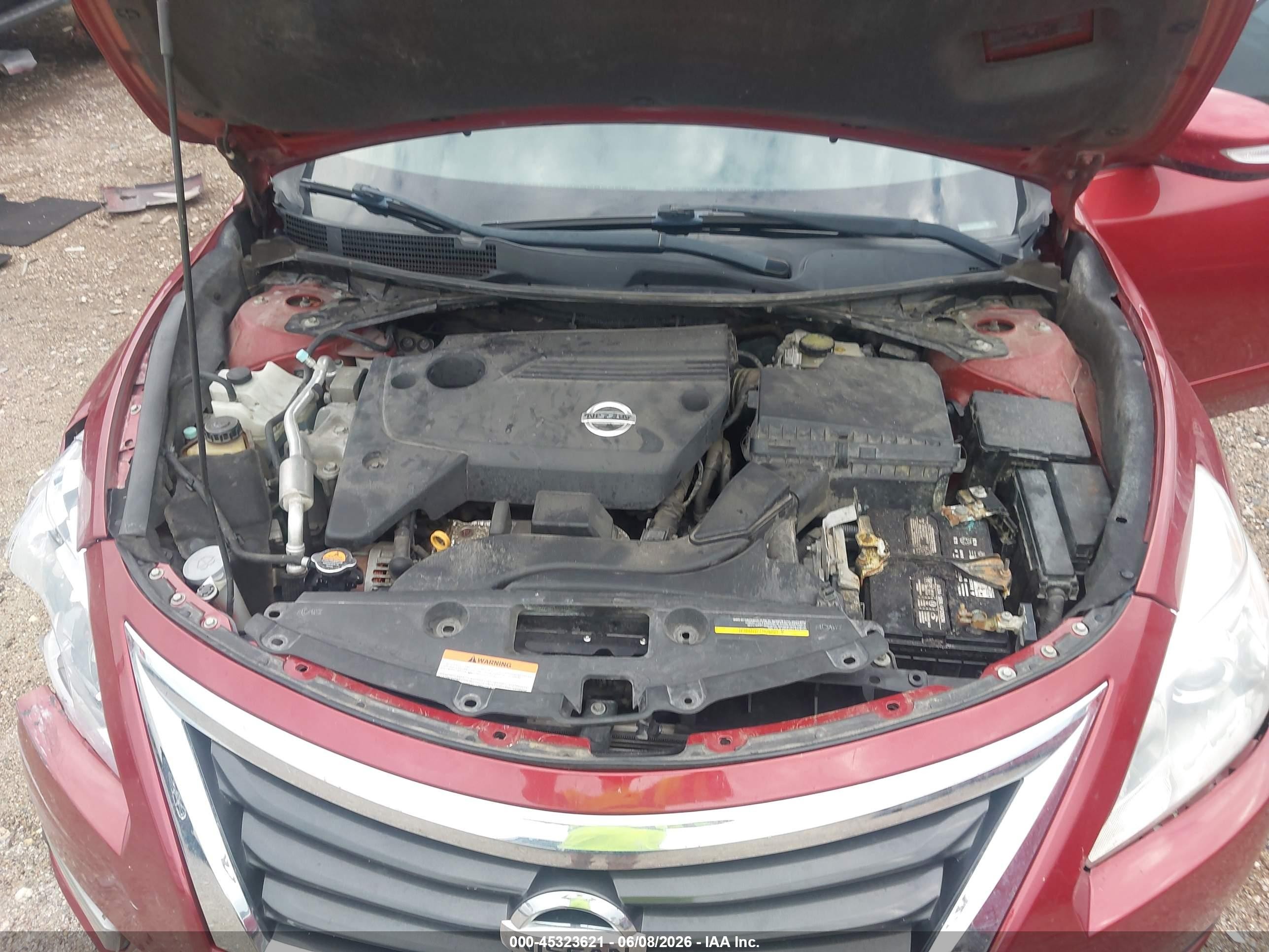 2015 Nissan Altima 2.5 Sv Red vin: 1N4AL3AP0FC125876