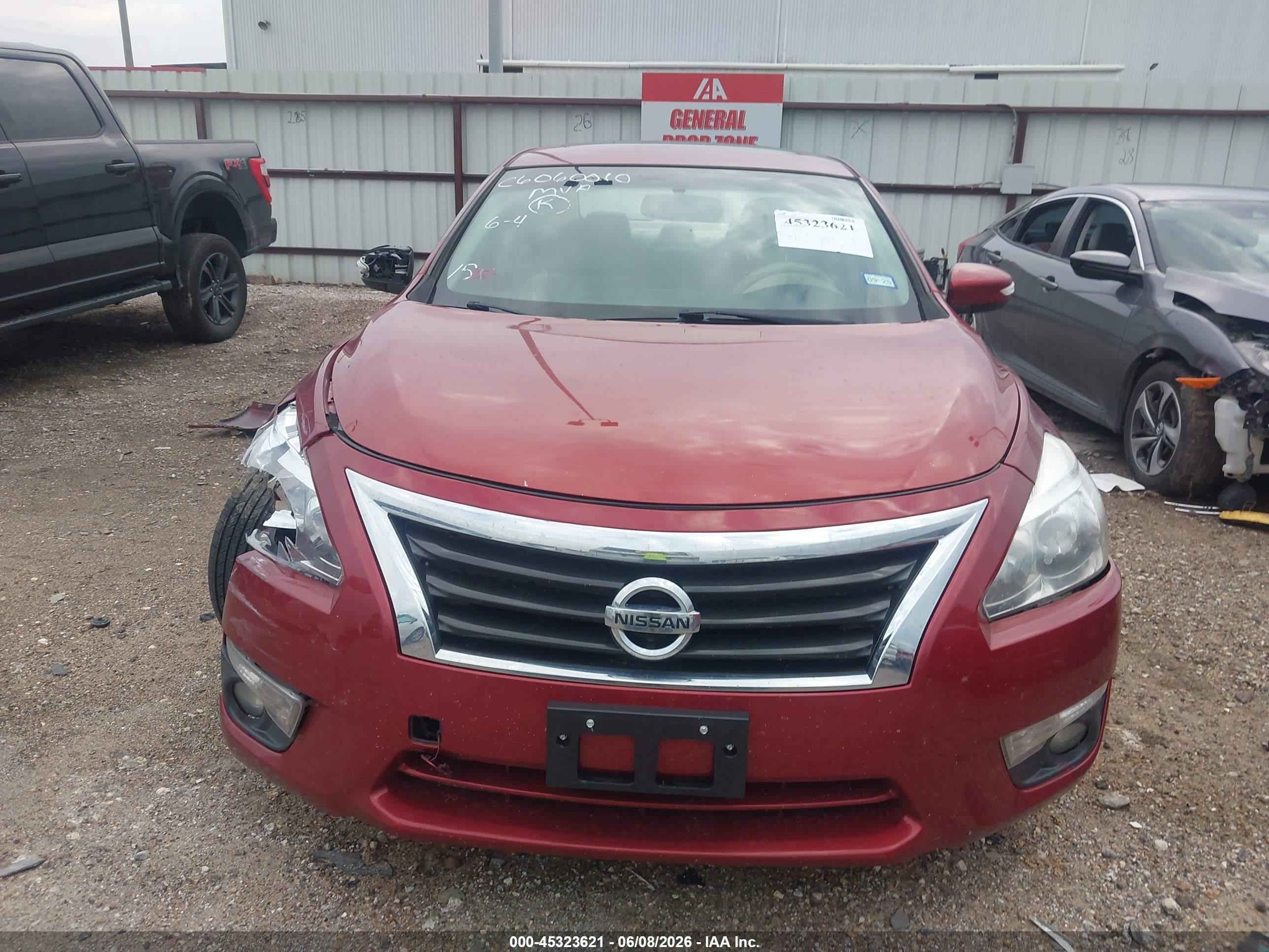 2015 Nissan Altima 2.5 Sv Red vin: 1N4AL3AP0FC125876
