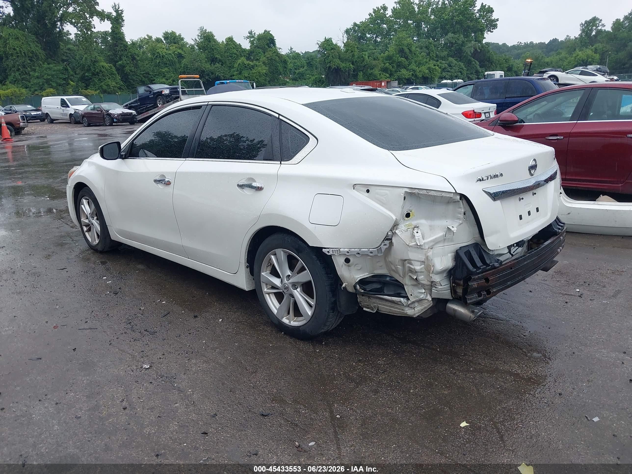 2015 Nissan Altima 2.5 Sl White vin: 1N4AL3AP0FC128356