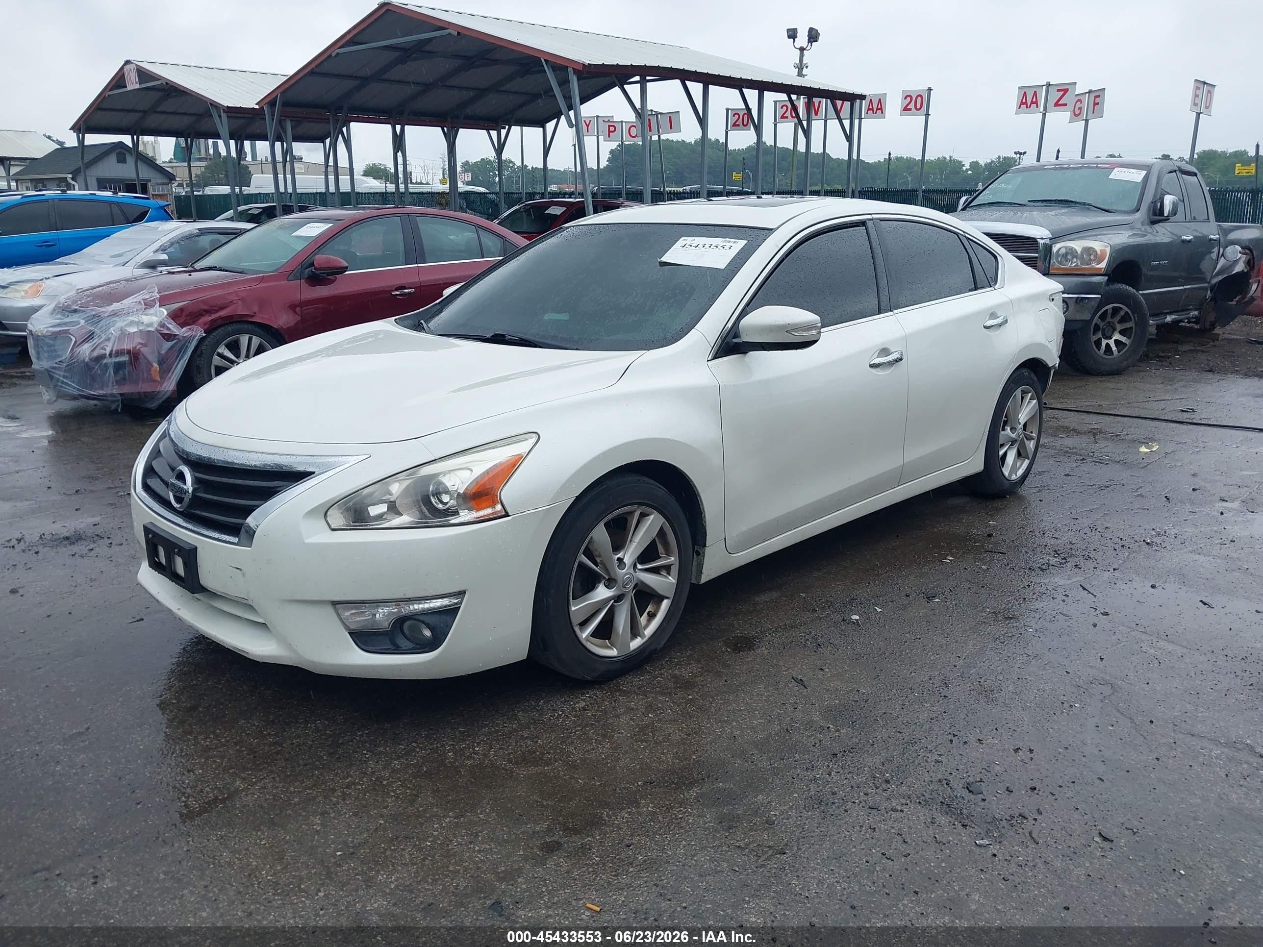 2015 Nissan Altima 2.5 Sl White vin: 1N4AL3AP0FC128356