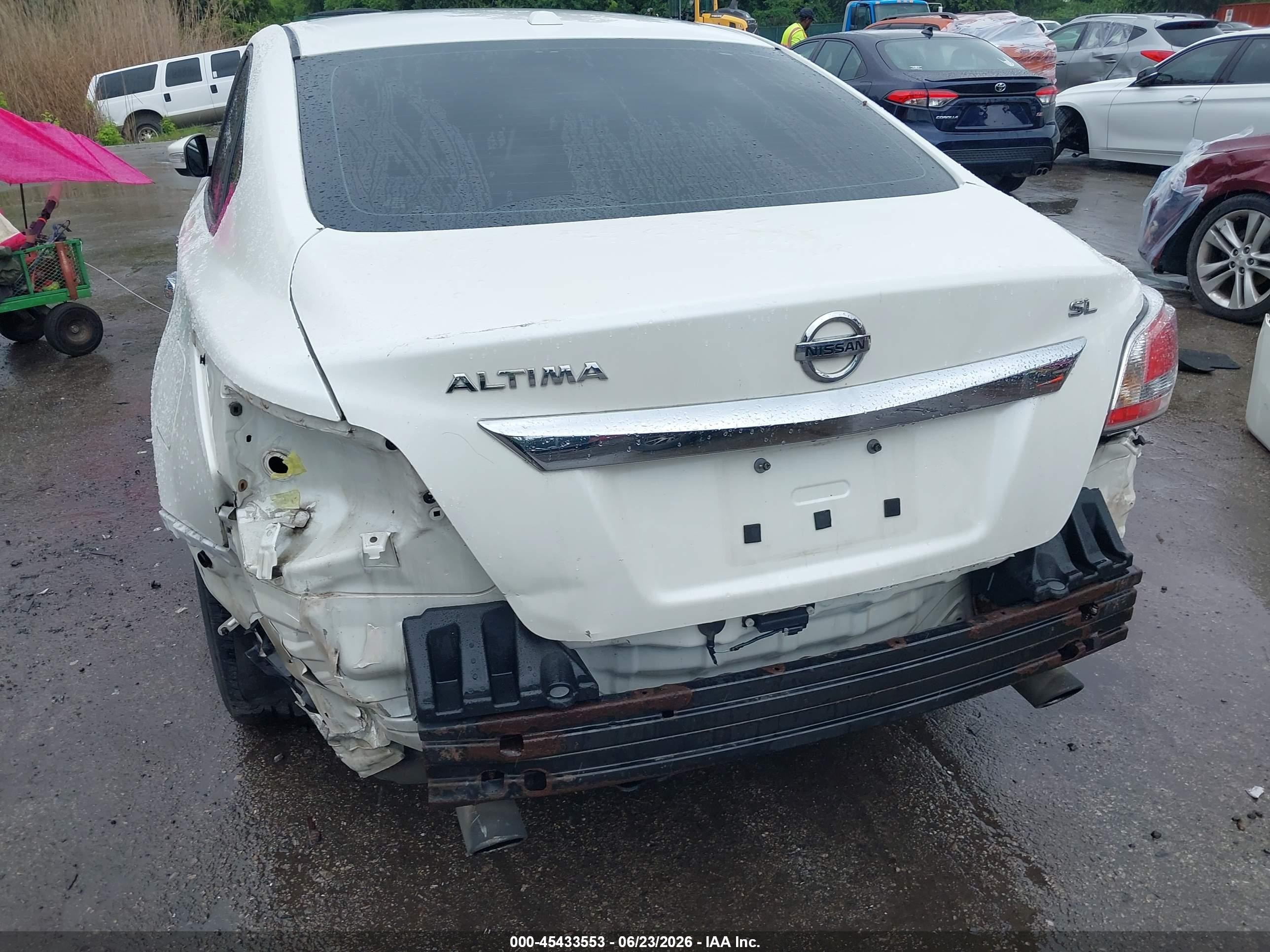 2015 Nissan Altima 2.5 Sl White vin: 1N4AL3AP0FC128356