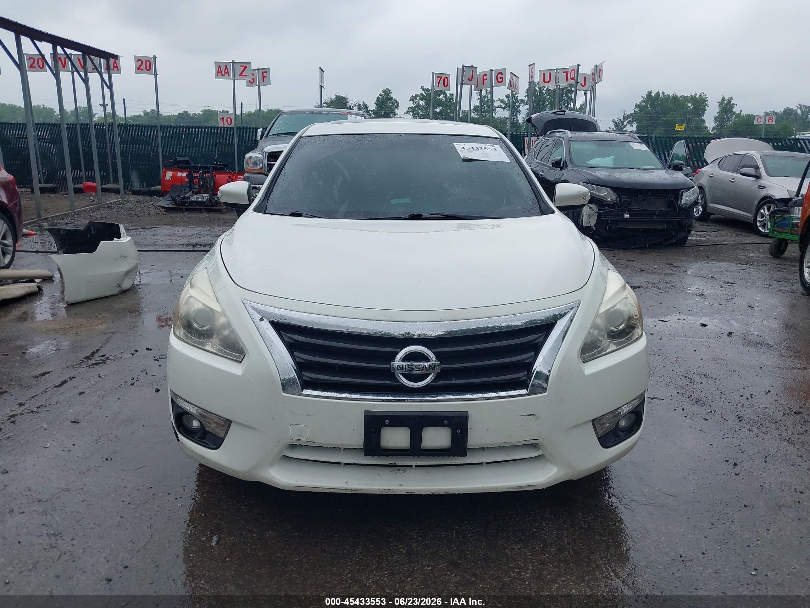 2015 Nissan Altima 2.5 Sl White vin: 1N4AL3AP0FC128356