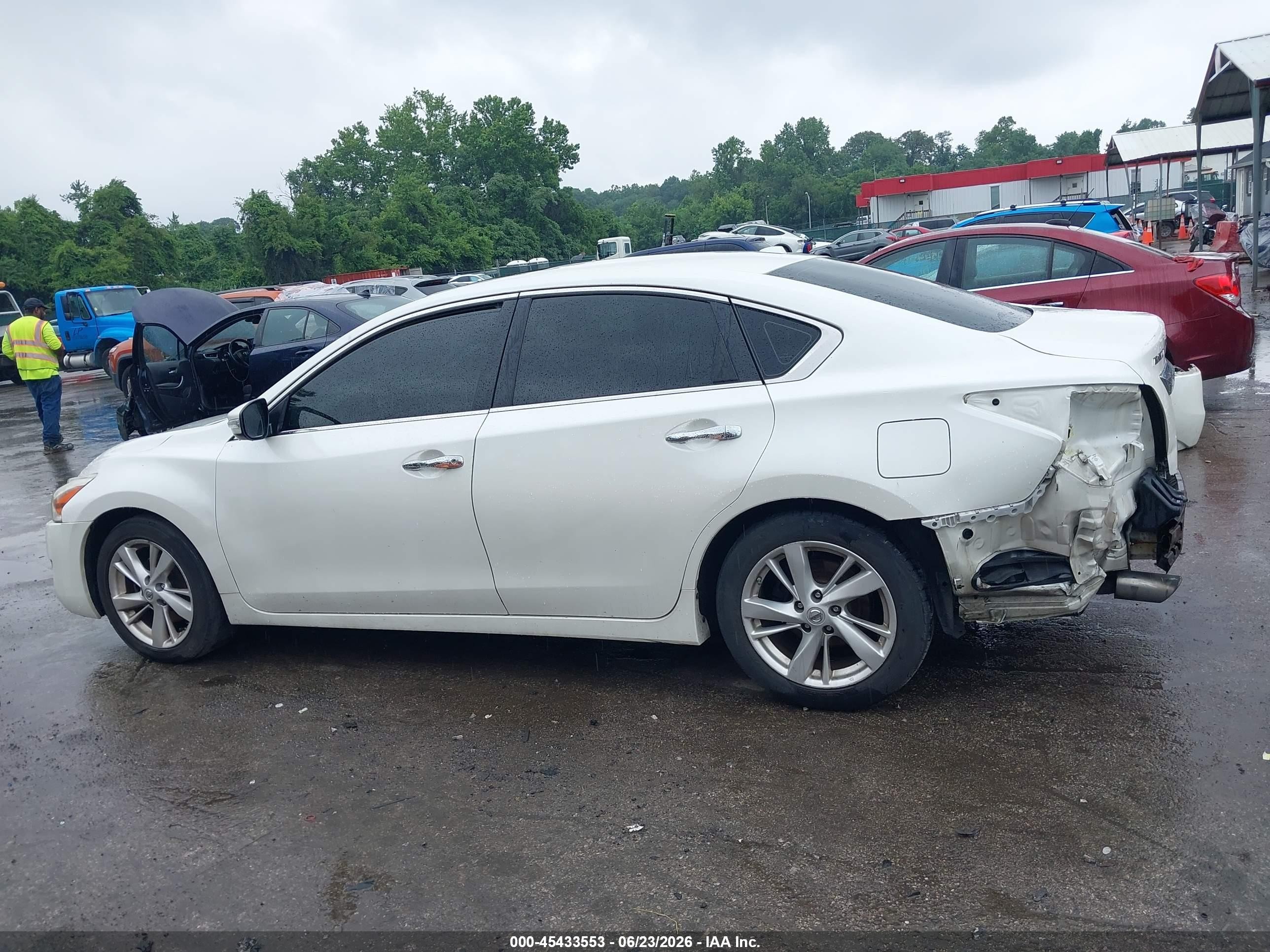 2015 Nissan Altima 2.5 Sl White vin: 1N4AL3AP0FC128356