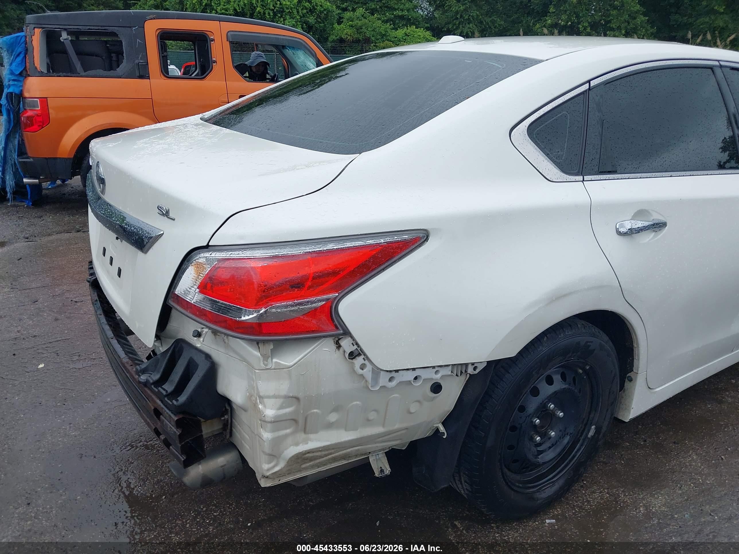 2015 Nissan Altima 2.5 Sl White vin: 1N4AL3AP0FC128356