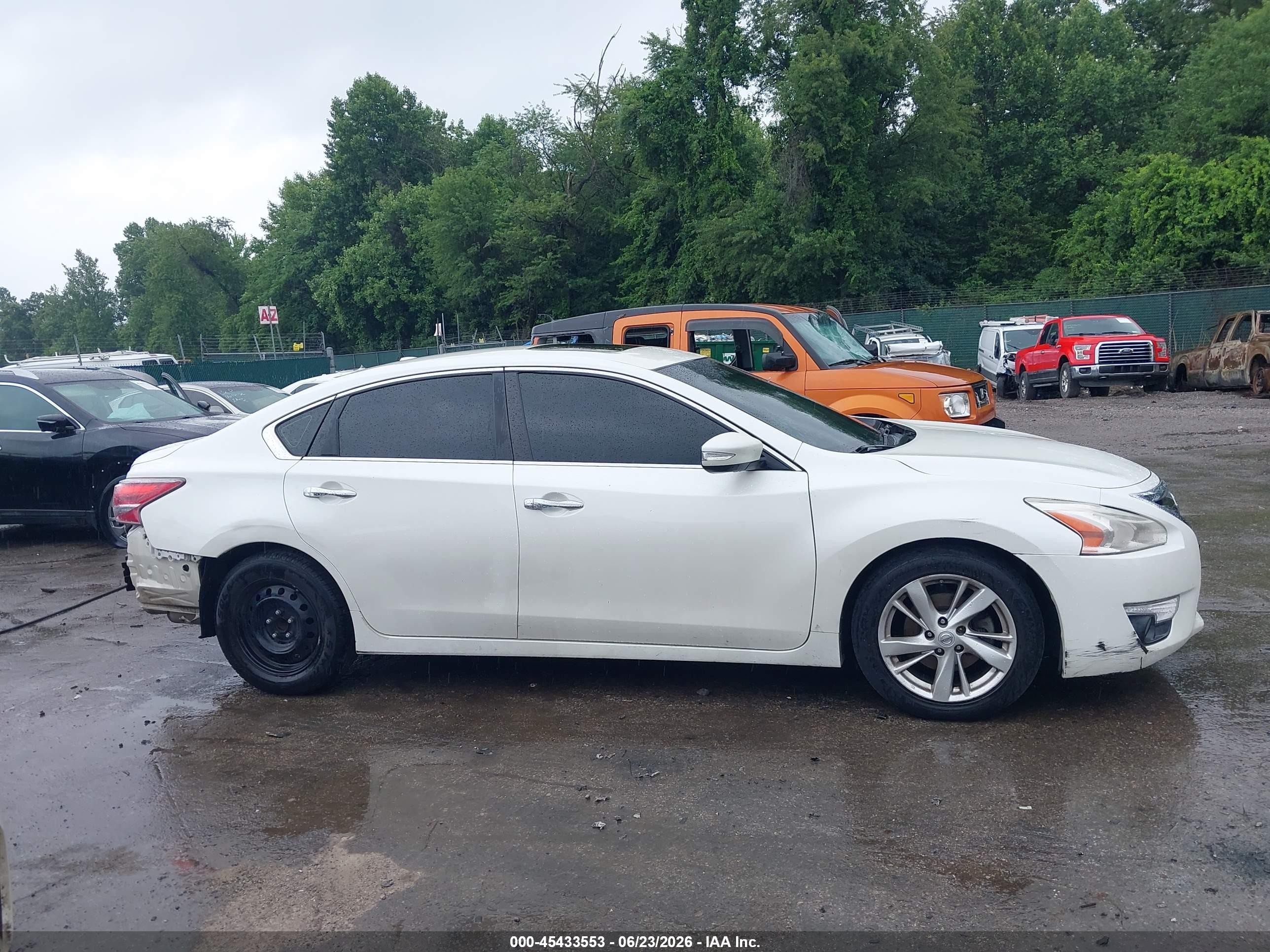 2015 Nissan Altima 2.5 Sl White vin: 1N4AL3AP0FC128356